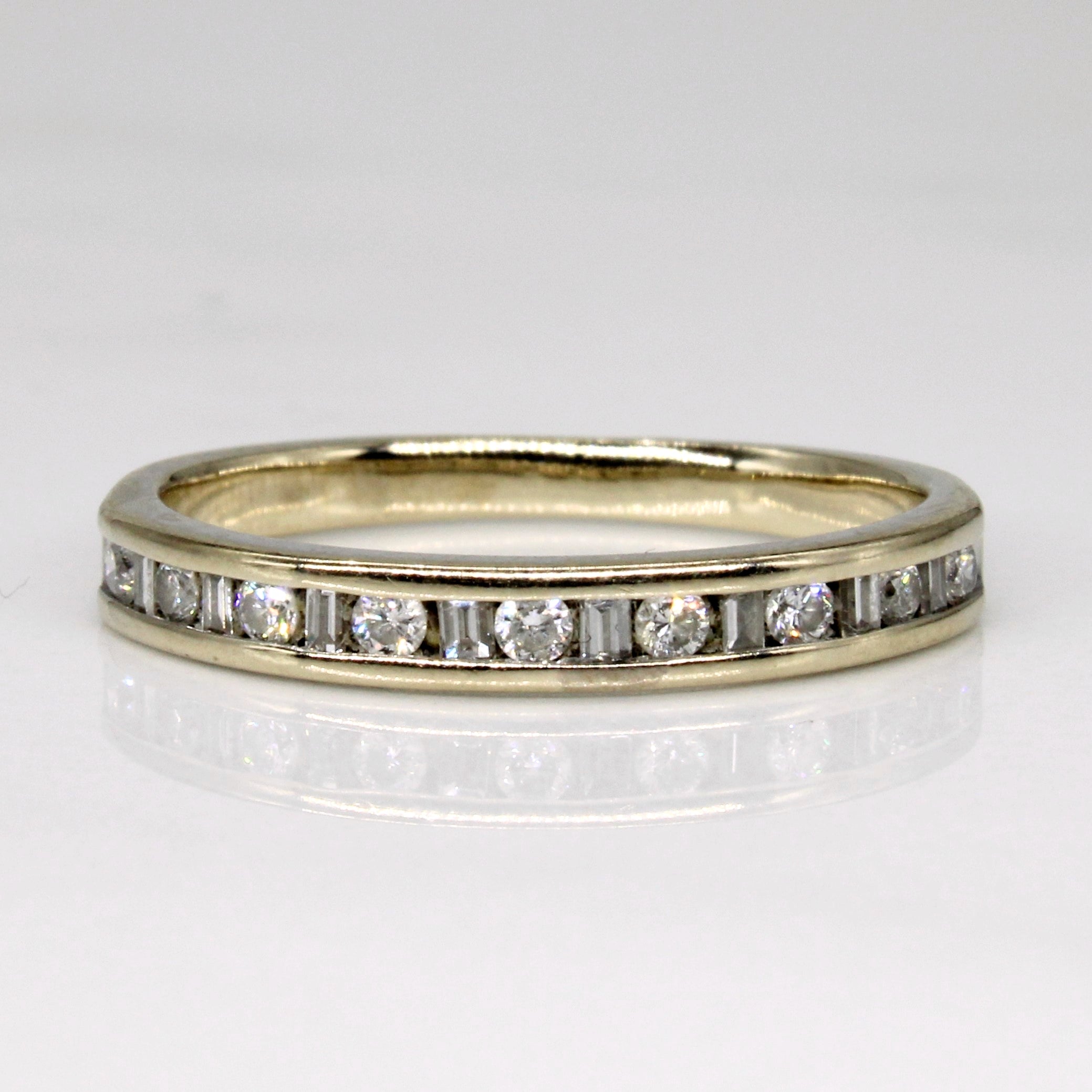 Bague sertie de diamants en canal | 0,26 ct | Taille 6 |