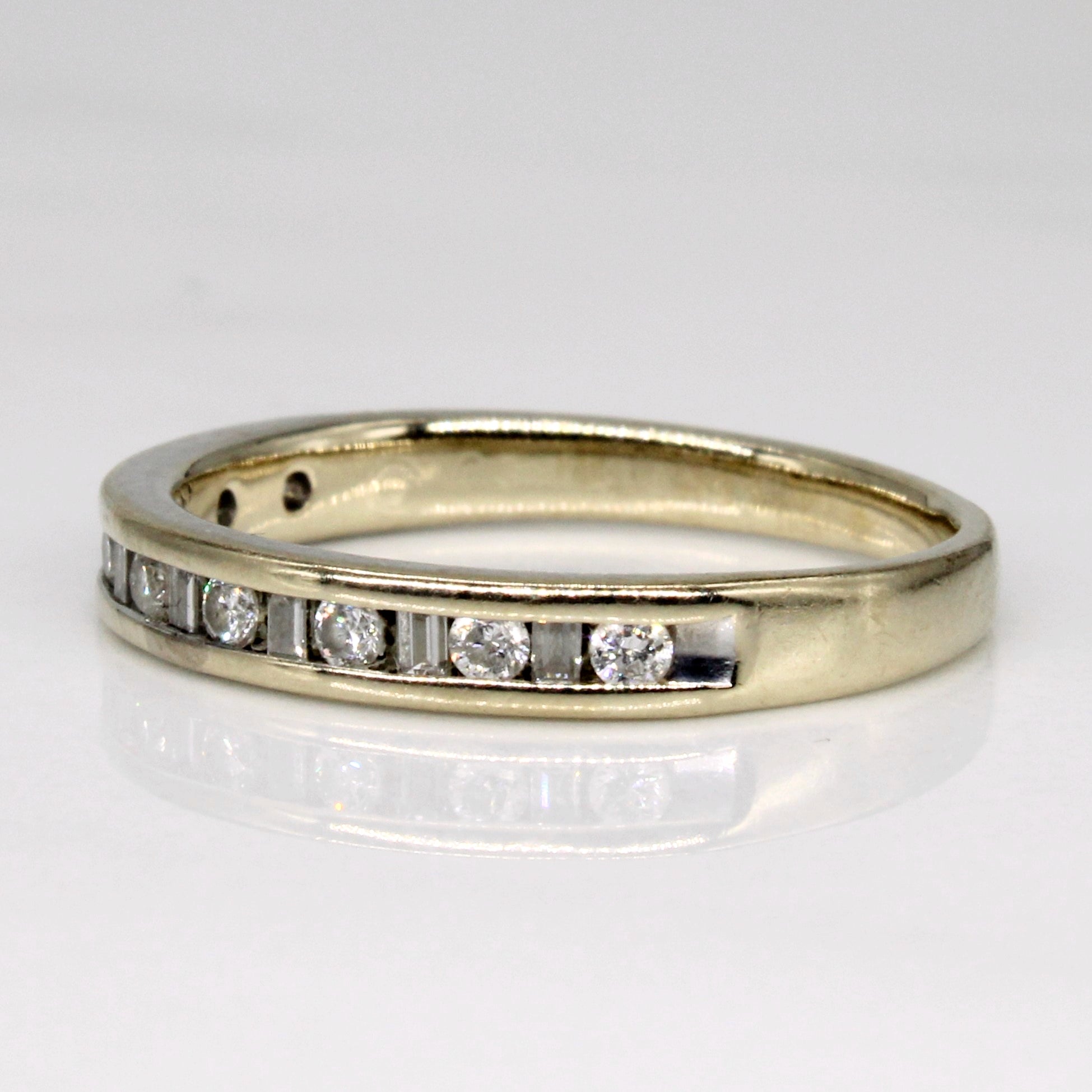 Bague sertie de diamants en canal | 0,26 ct | Taille 6 |