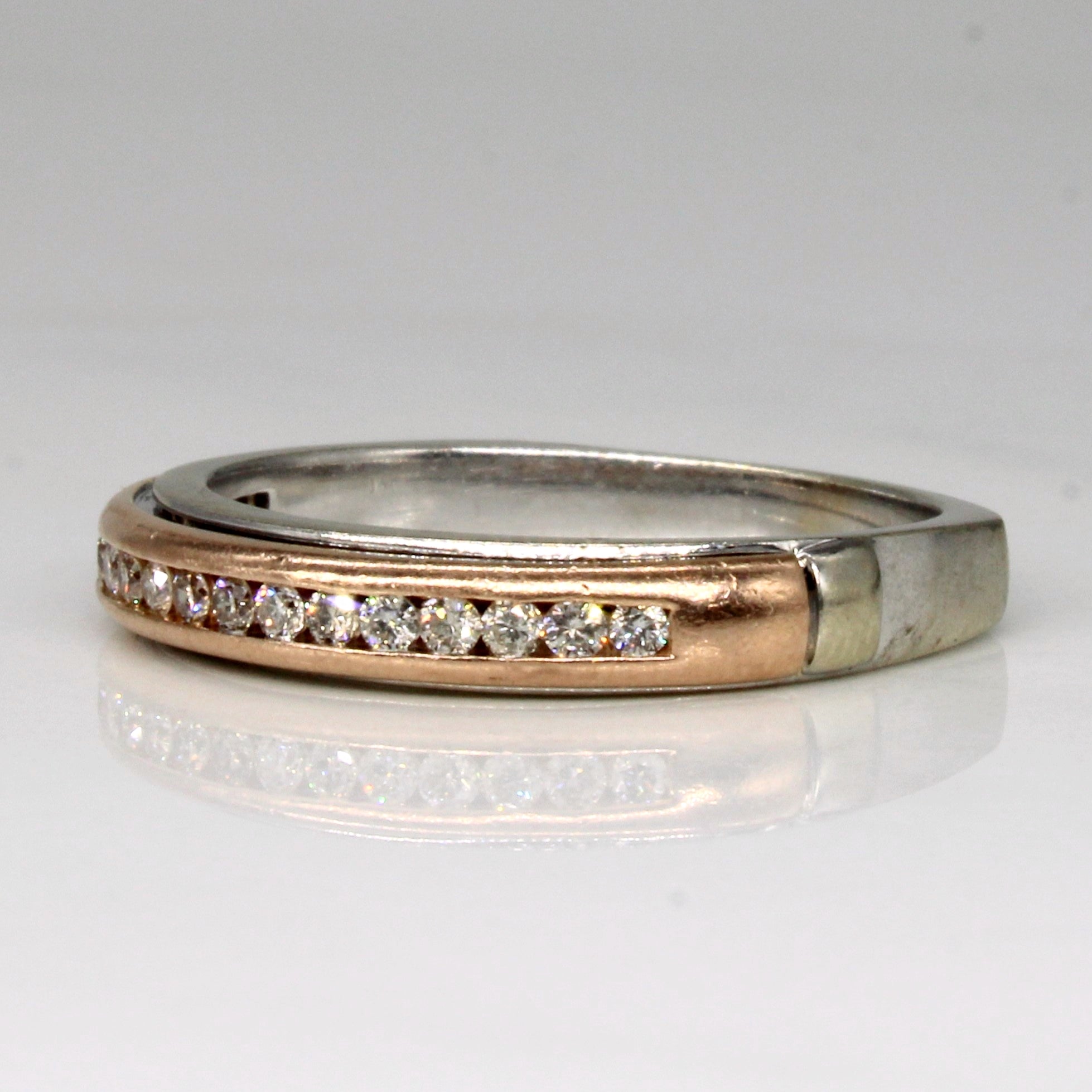 Channel Set Diamond Ring | 0.18ctw | SZ 8.5 |