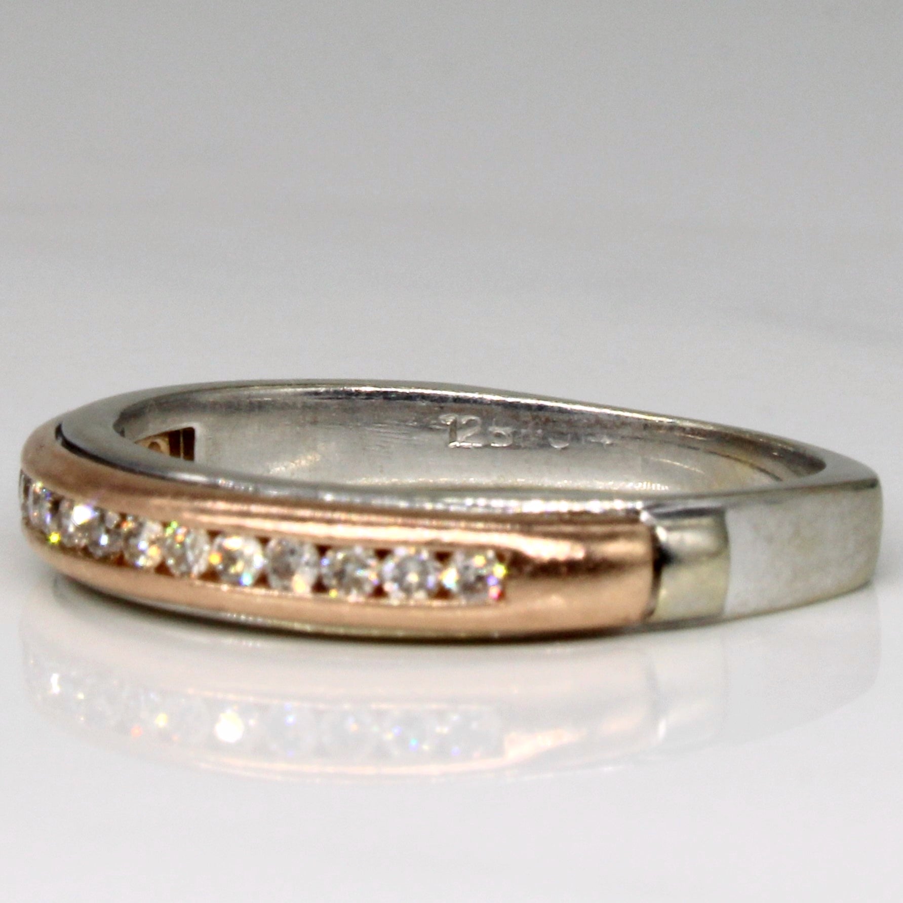 Channel Set Diamond Ring | 0.18ctw | SZ 8.5 |