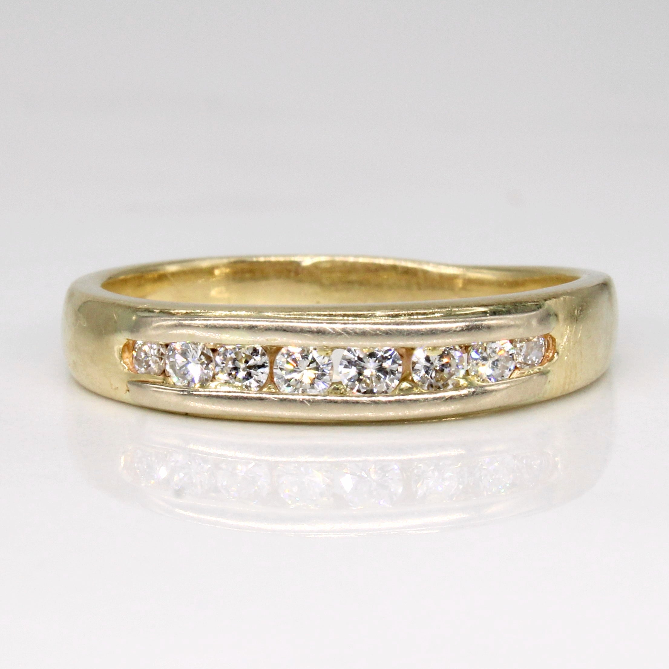 Channel Set Diamond 14k Ring | 0.25ctw | SZ 9.25 |