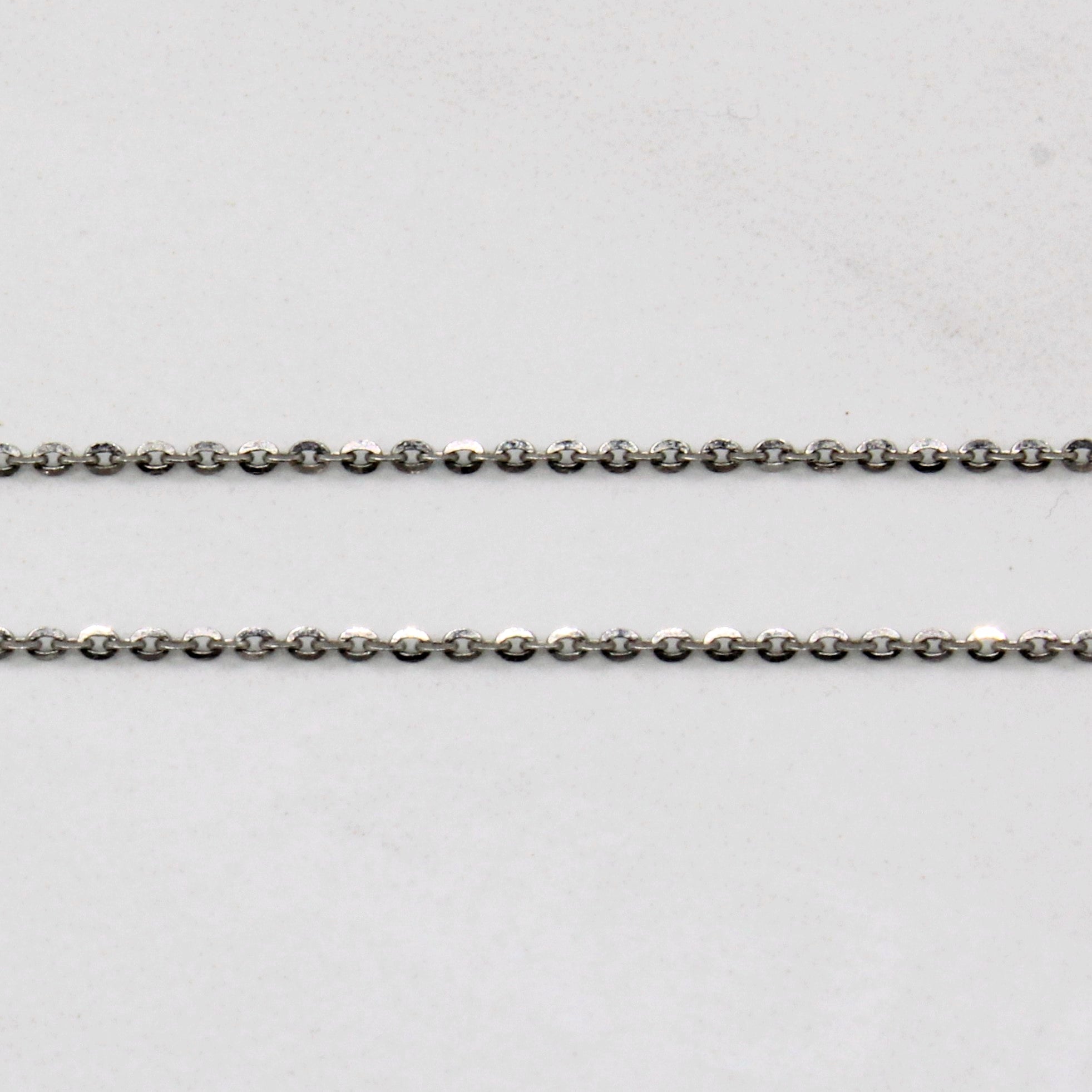 Platinum Cable Chain | 0.55mm | 18" |