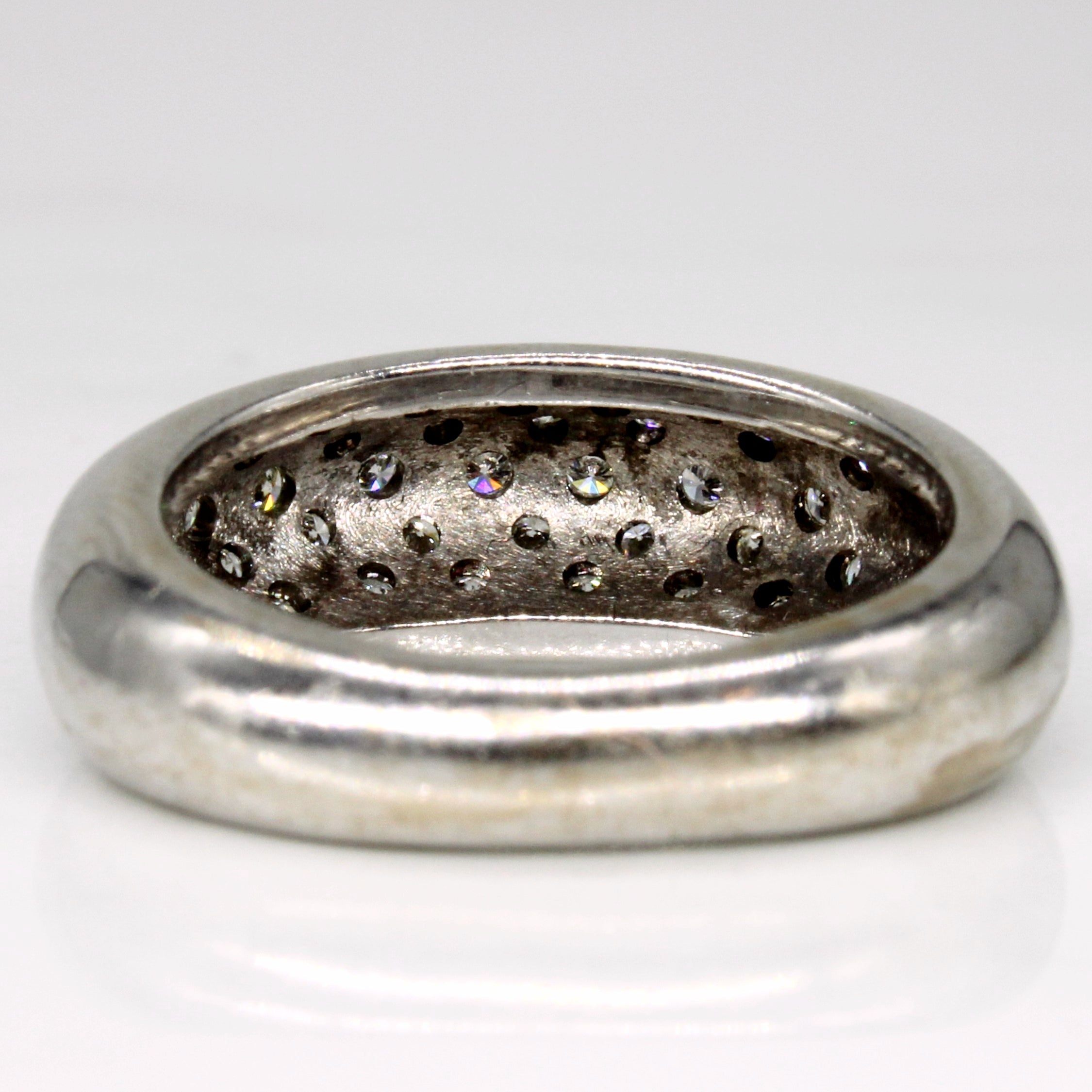 Pave Set Diamond Ring | 0.37ctw | SZ 6.75 |