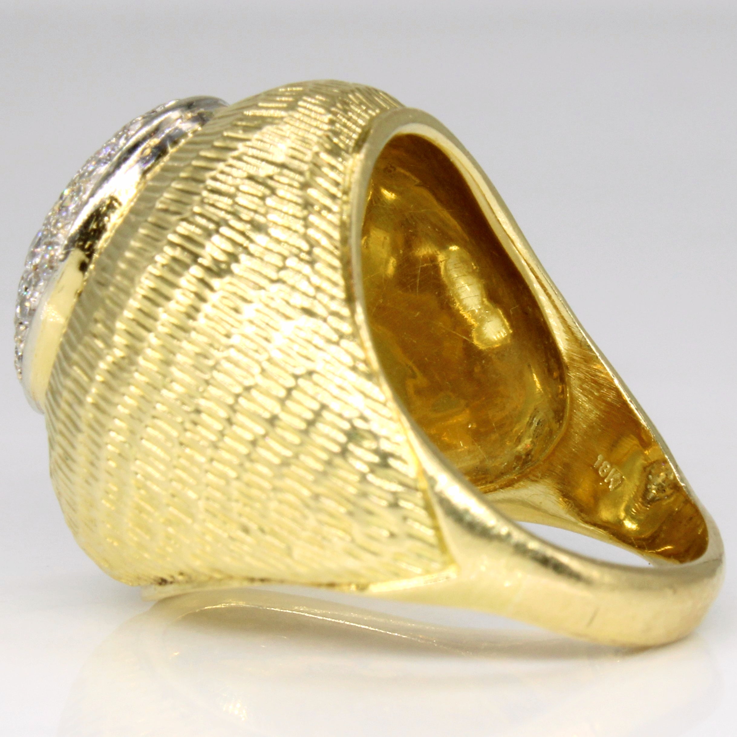 Diamond Cocktail Ring | 0.77ctw | SZ 7.5 |