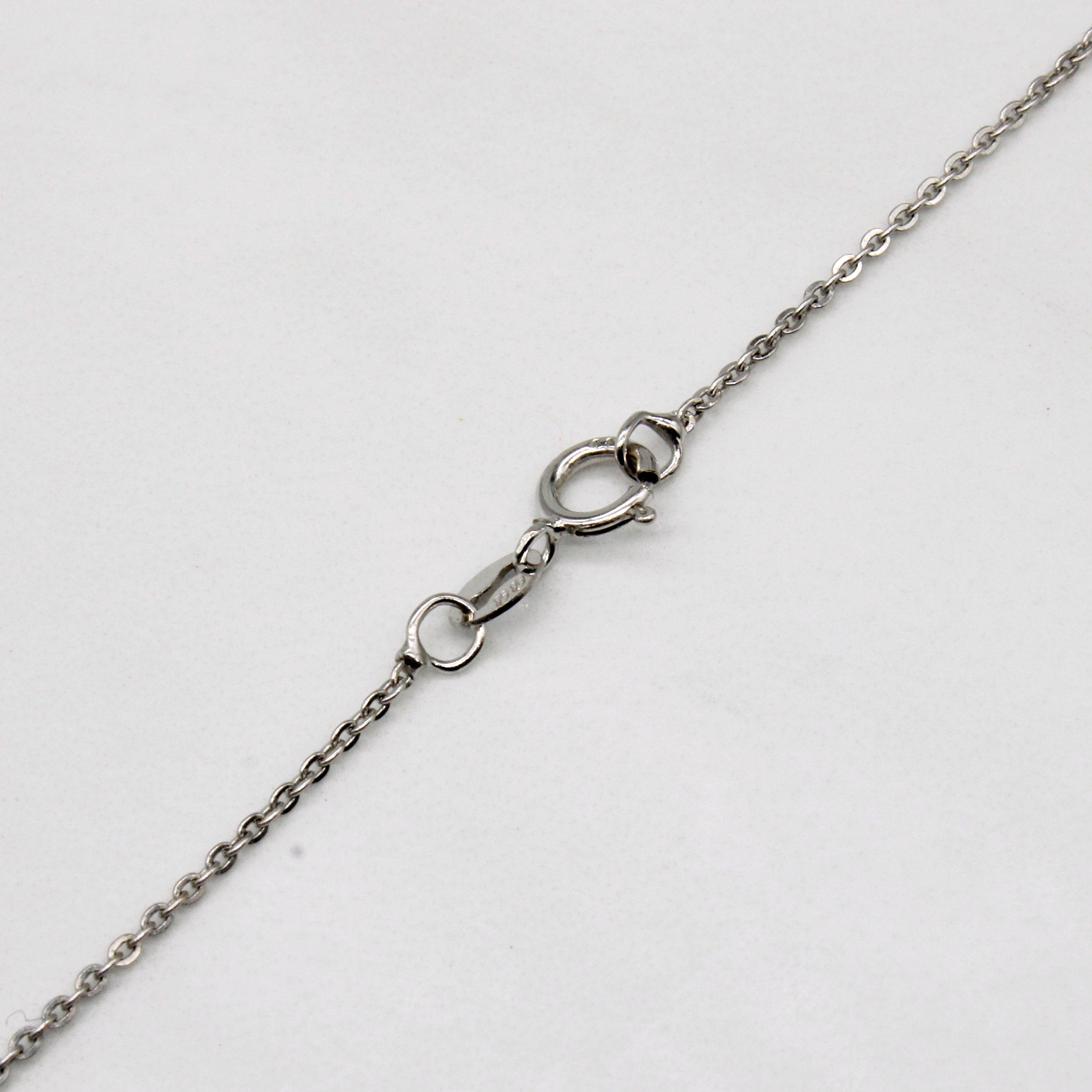 Diamond Pave Heart Pendant & Necklace | 0.12ctw | 18" |