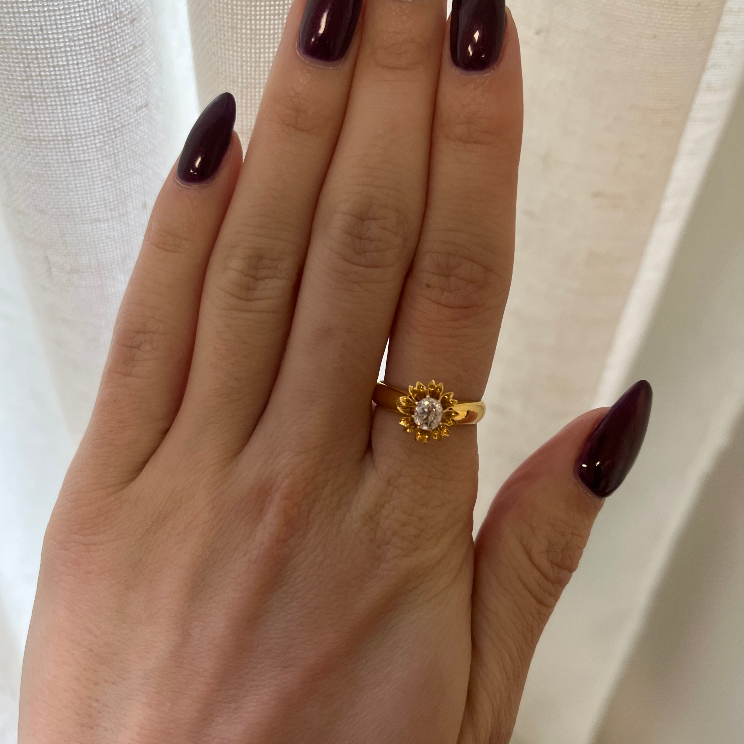 High Set Diamond Ring | 0.37ct | SZ 6.25 |