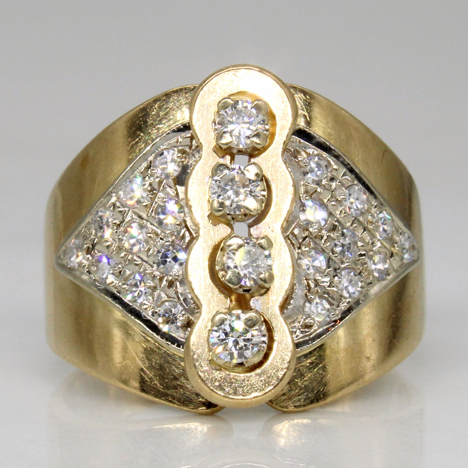 Diamond Cocktail Ring | 0.32ctw | SZ 7.5 |