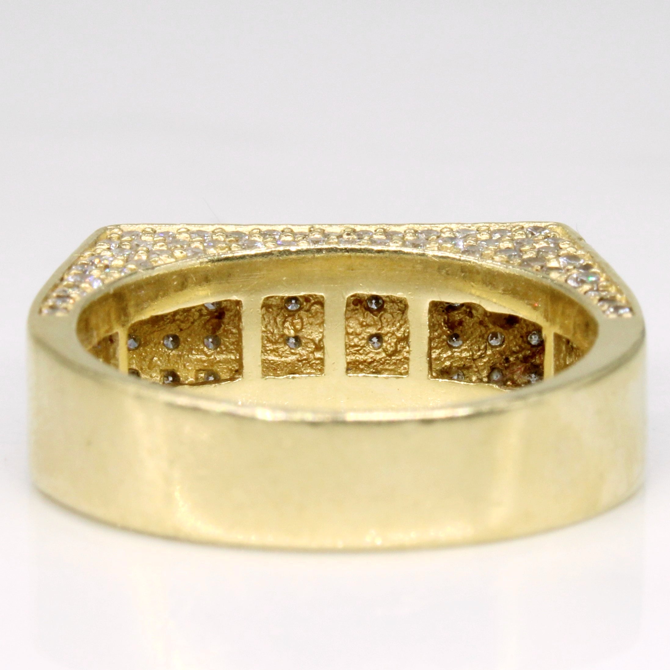 Pave Set Diamond Cocktail Ring | 1.61ctw | SZ 7.75 |