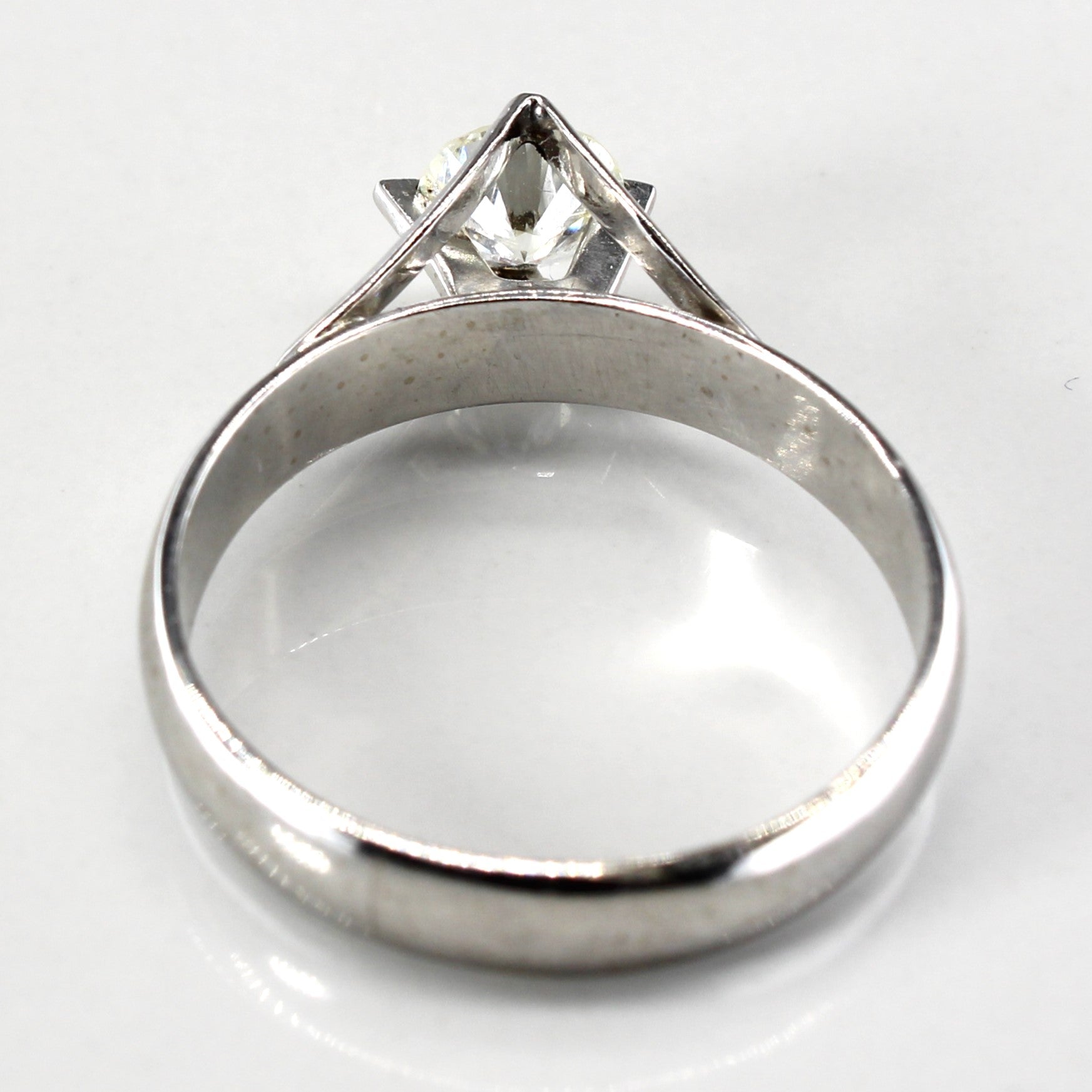 High Prong Set Diamond Ring | 0.71ct VS2 J/K | SZ 9.5 |