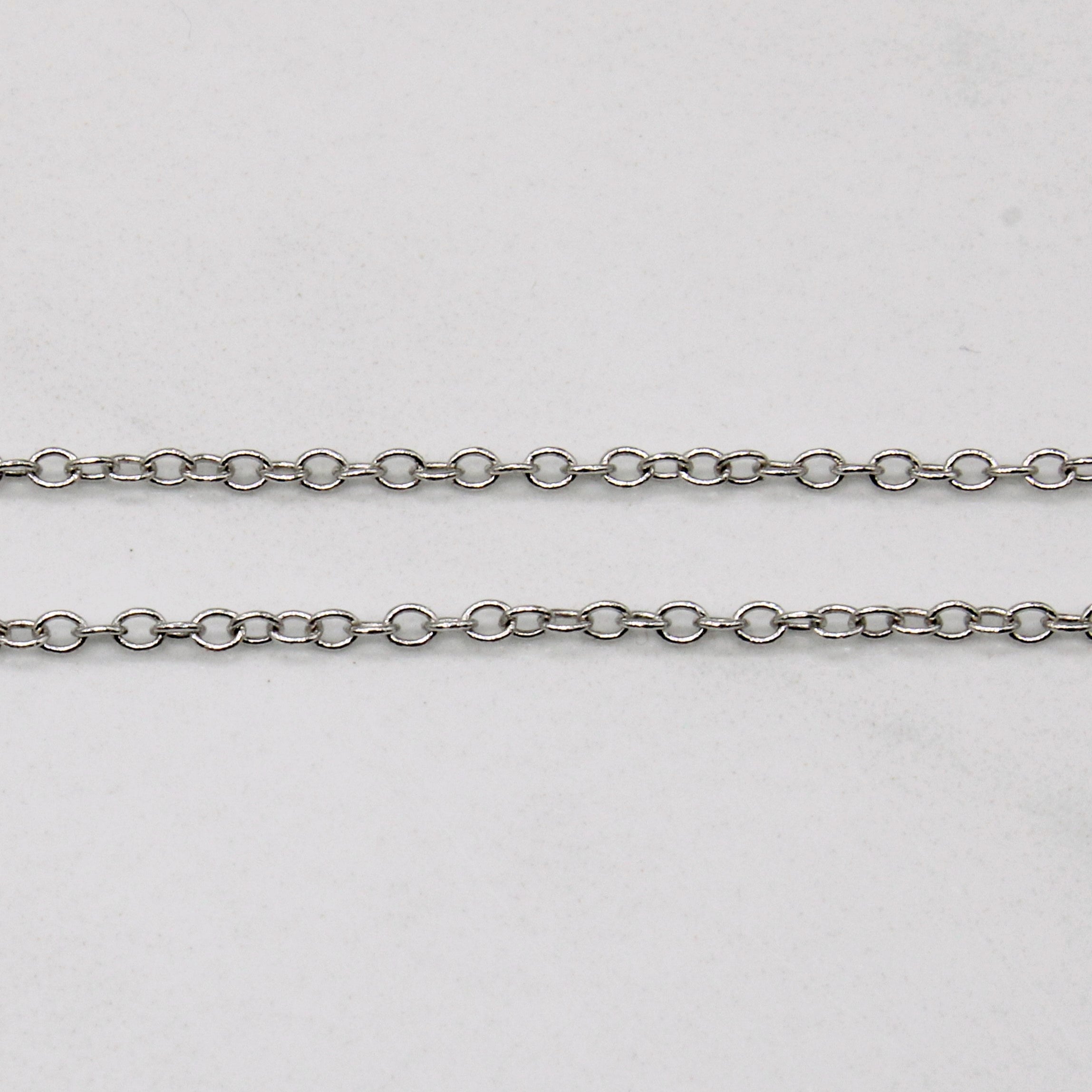 Diamond Pendant & 18k Necklace | 0.30ct | 18" |