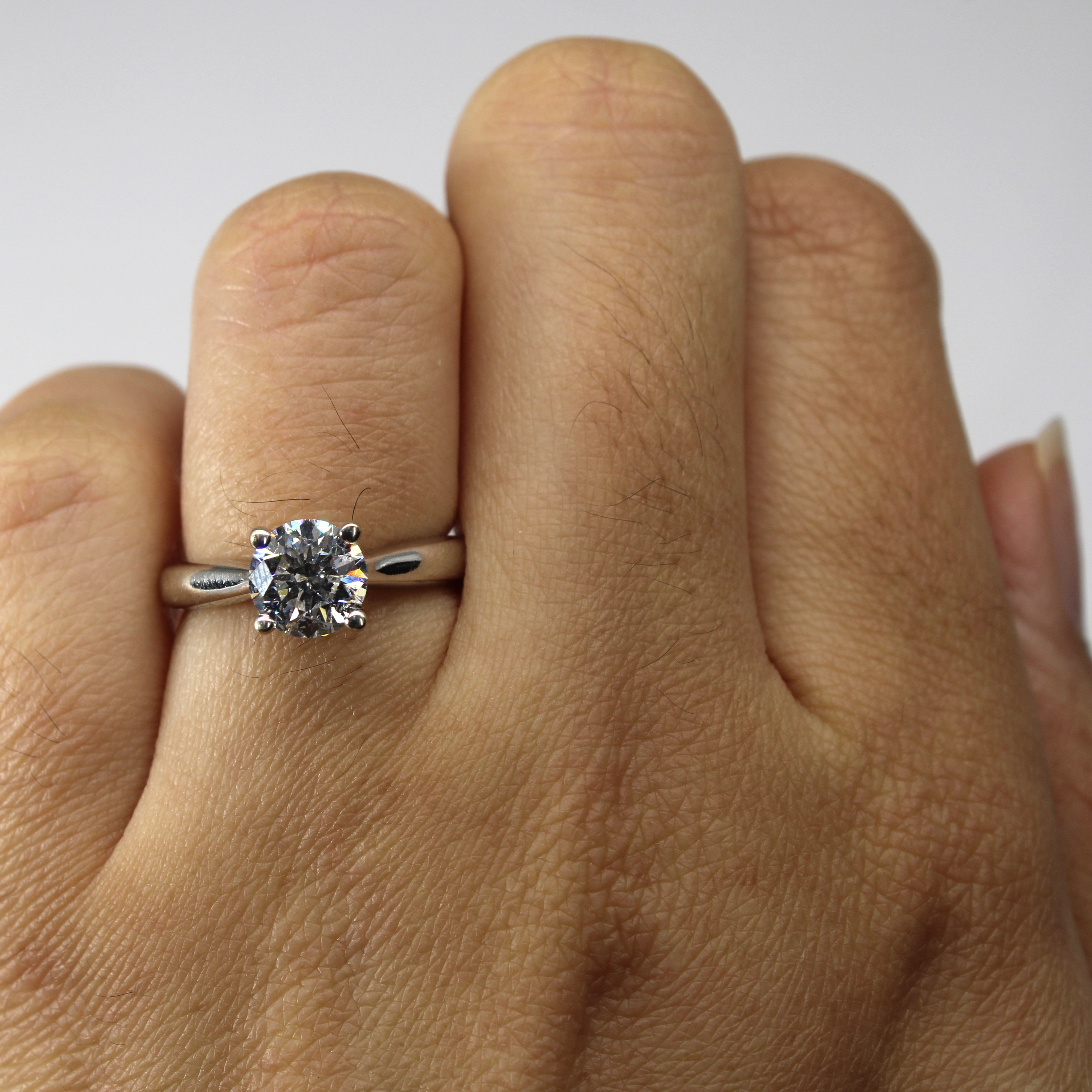 Solitaire Diamond Ring | 1.13ctw SI1/SI2 G | SZ 4.25 |
