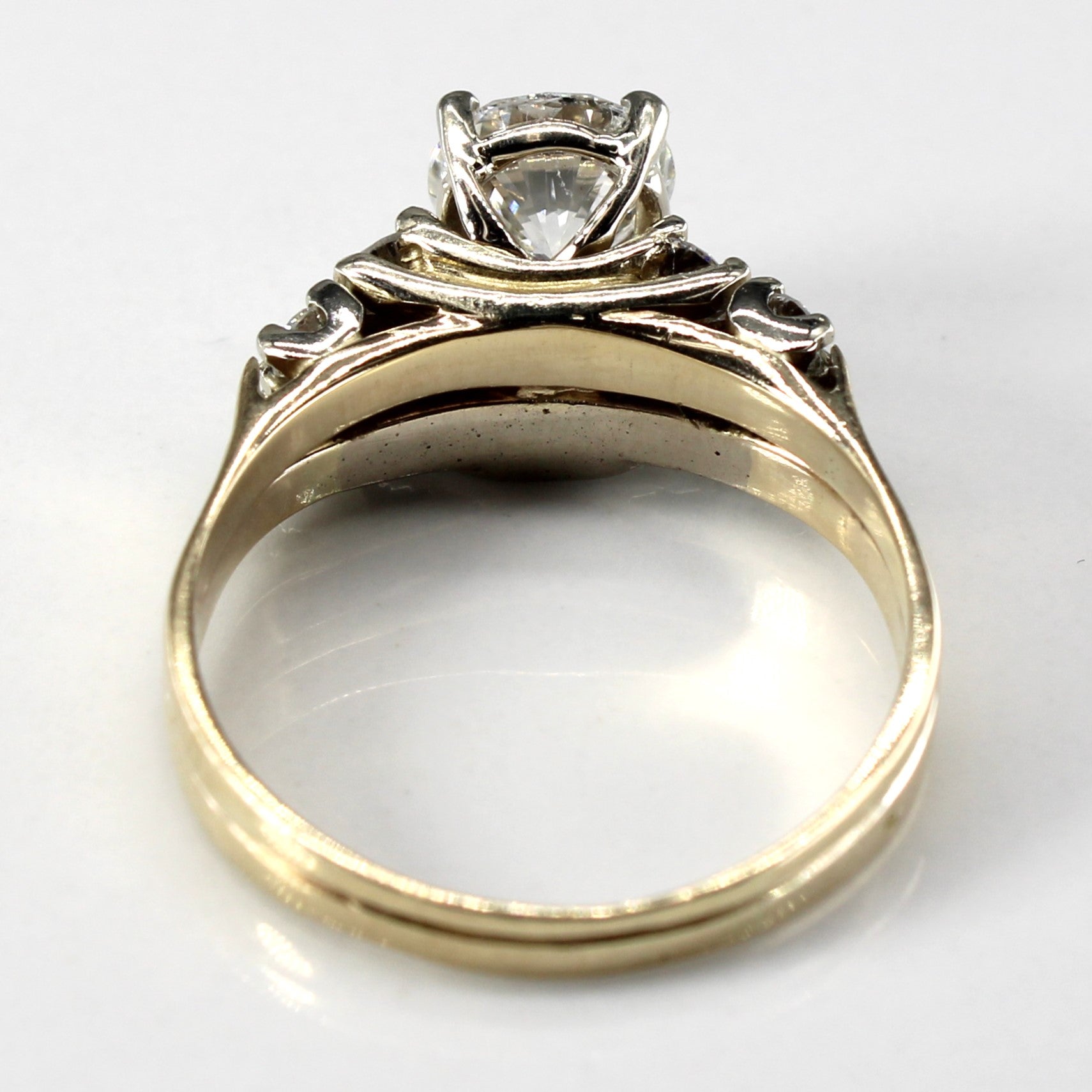 Prong Set Diamond Engagement Ring Set | 1.61ctw I1/I2 G/H | SZ 8.25 |