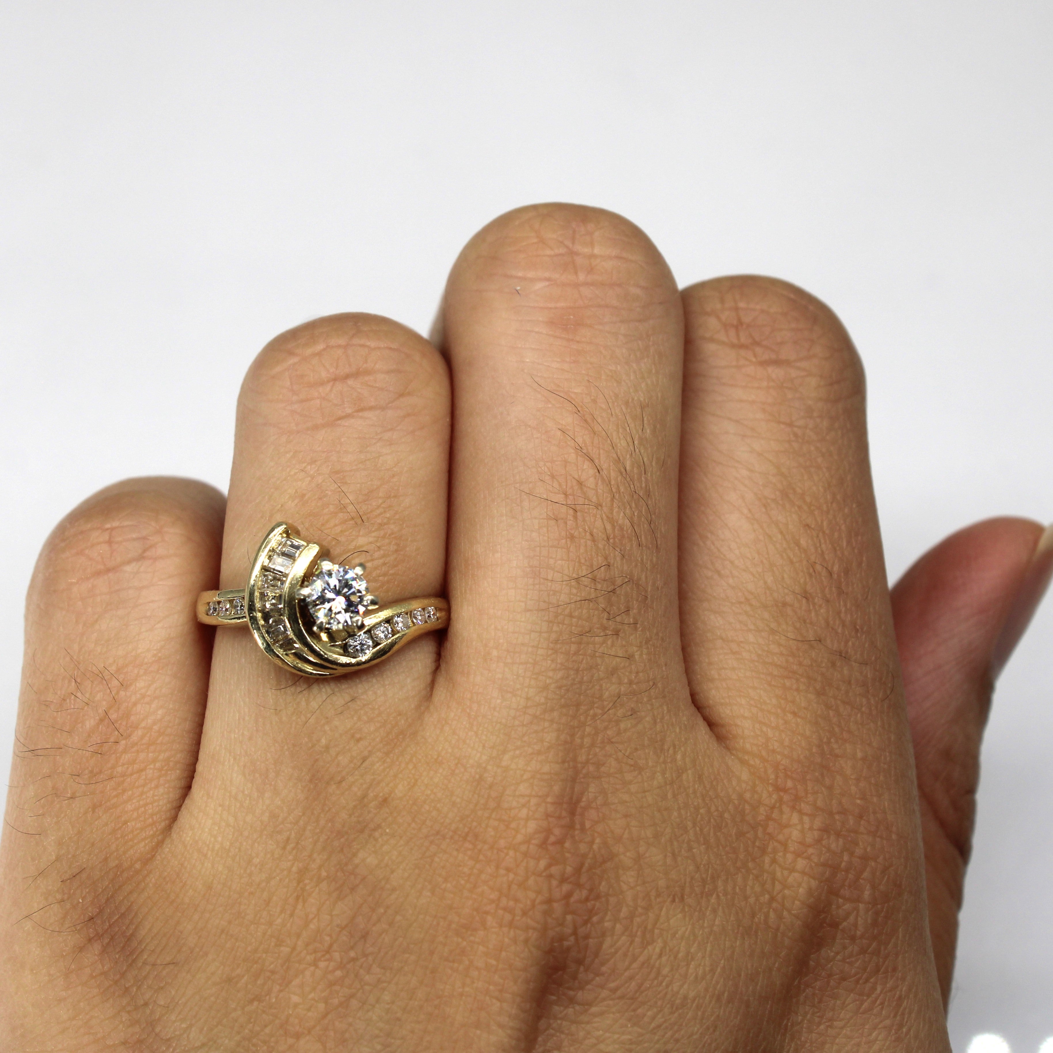 Bypass Channel Set Diamond Ring | 0.62ctw | SZ 5.75 |