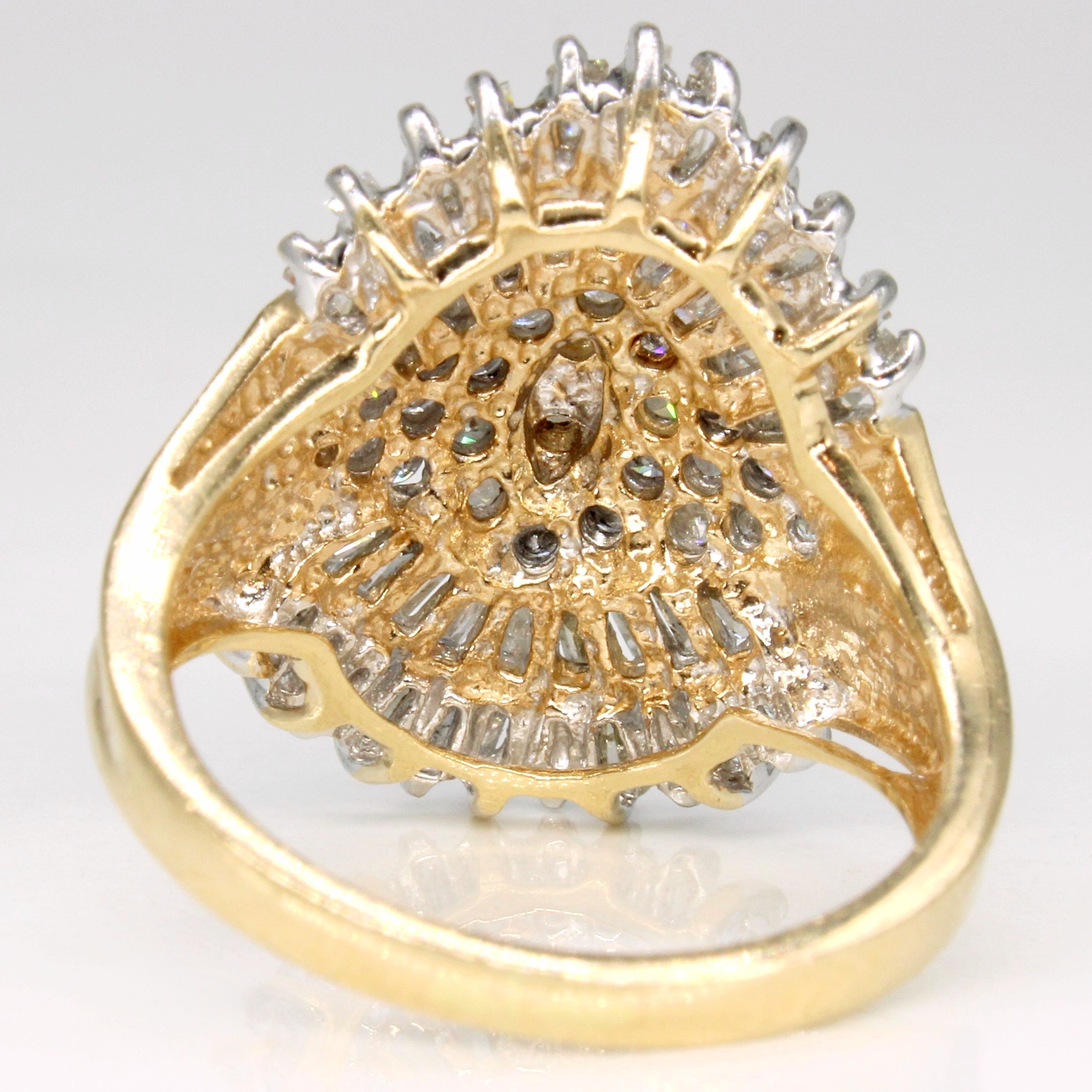 Bague cocktail en diamants | 0,80 ct | Taille 6,25 |