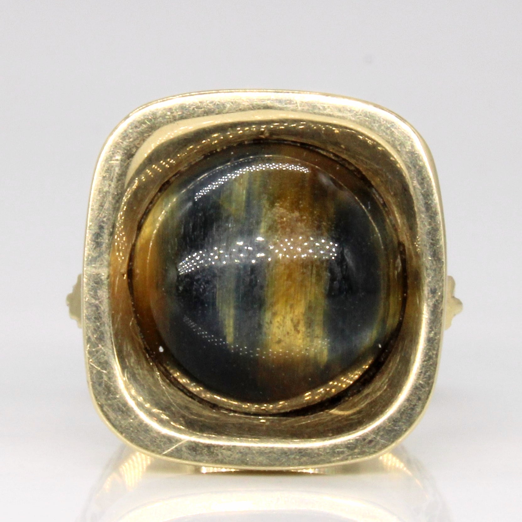 Hawk's Eye Cocktail Ring | 3.75ct | SZ 4.75 |