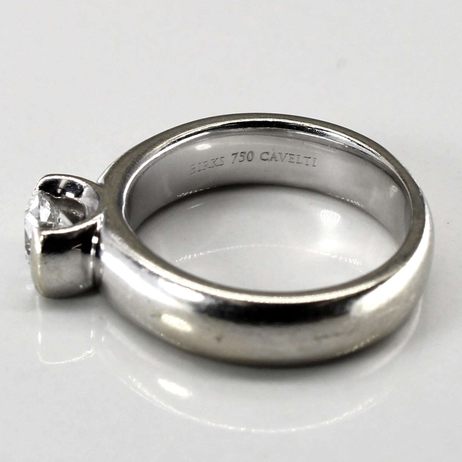 Semi Bezel Set Diamond Ring | 0.50ct | SZ 5.25 |