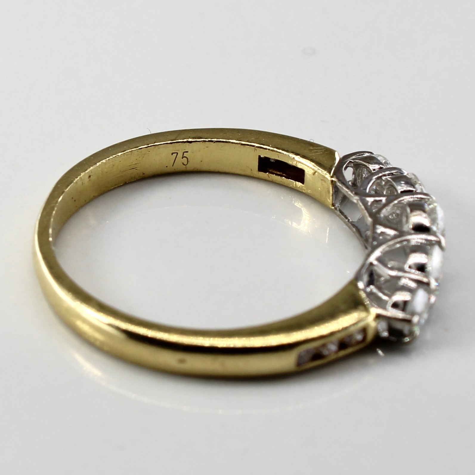 Five Stone Diamond Ring | 0.75ctw | SZ 8 |