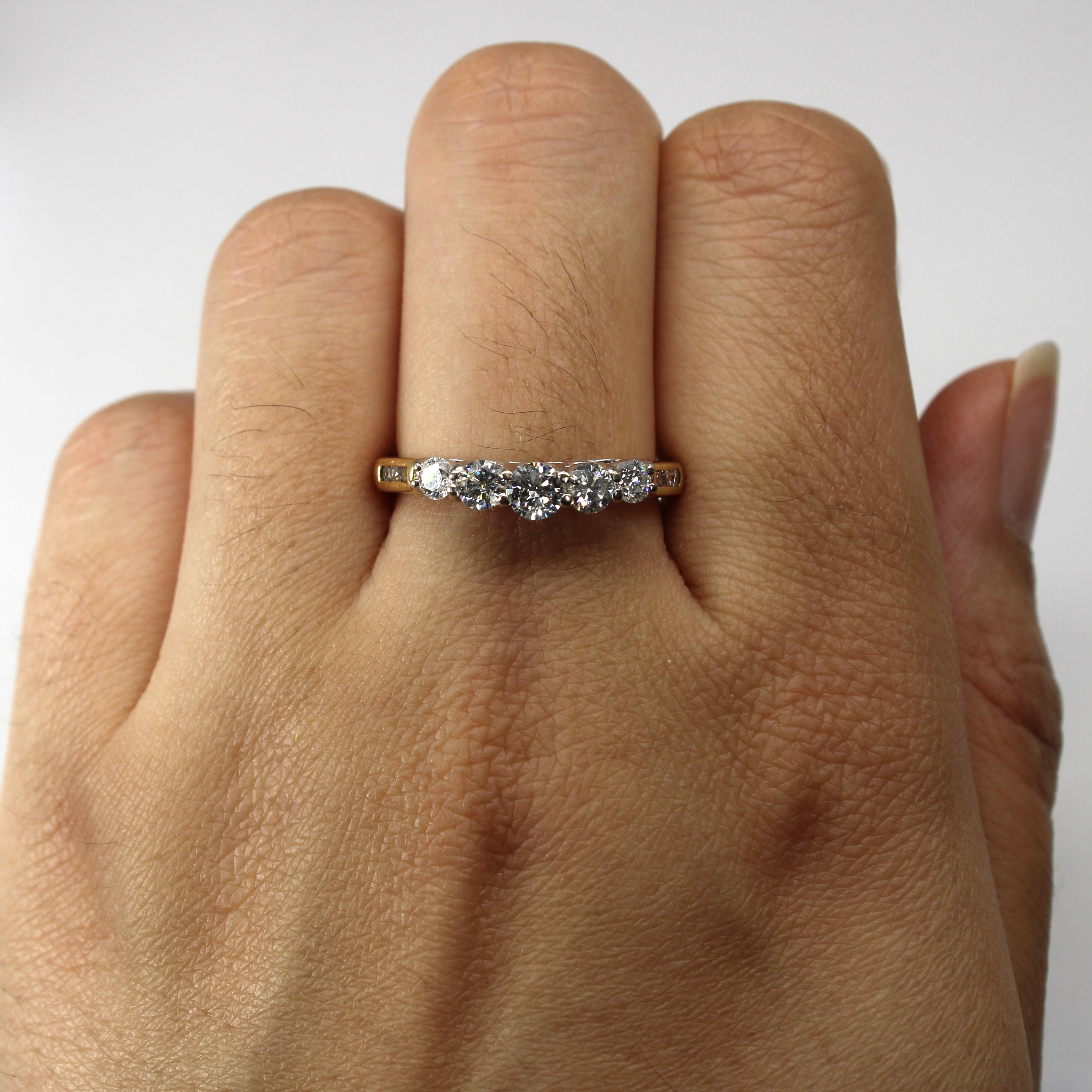 Five Stone Diamond Ring | 0.75ctw | SZ 8 |
