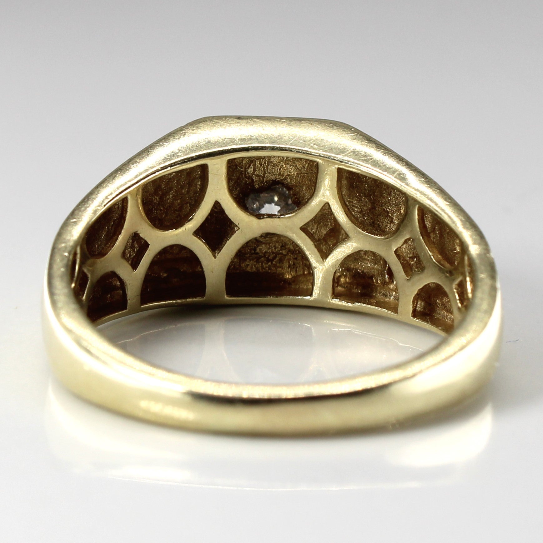 Solitaire Diamond Gold Ring | 0.47ct | SZ 12.5 |