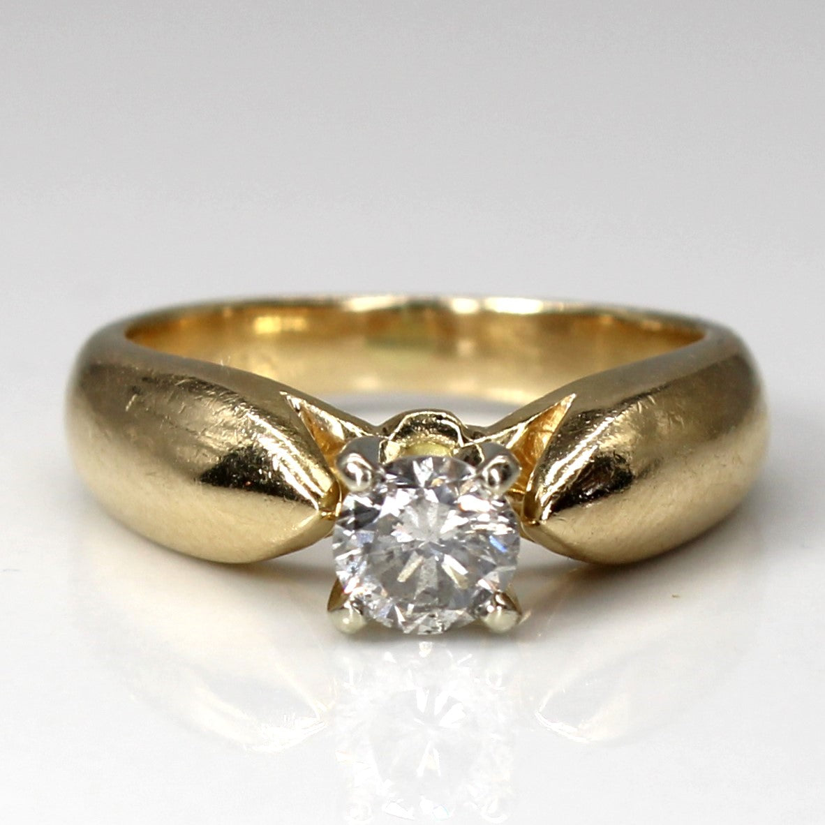 Solitaire Diamond Ring | 0.36ct | SZ 4 |