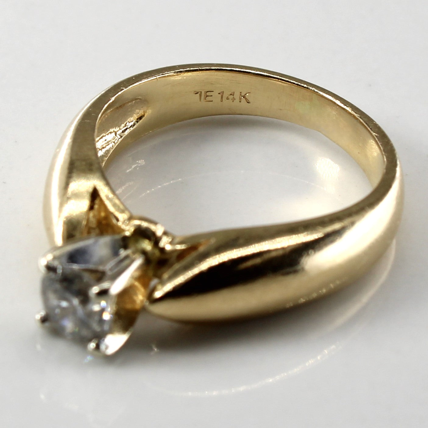 Solitaire Diamond Ring | 0.36ct | SZ 4 |