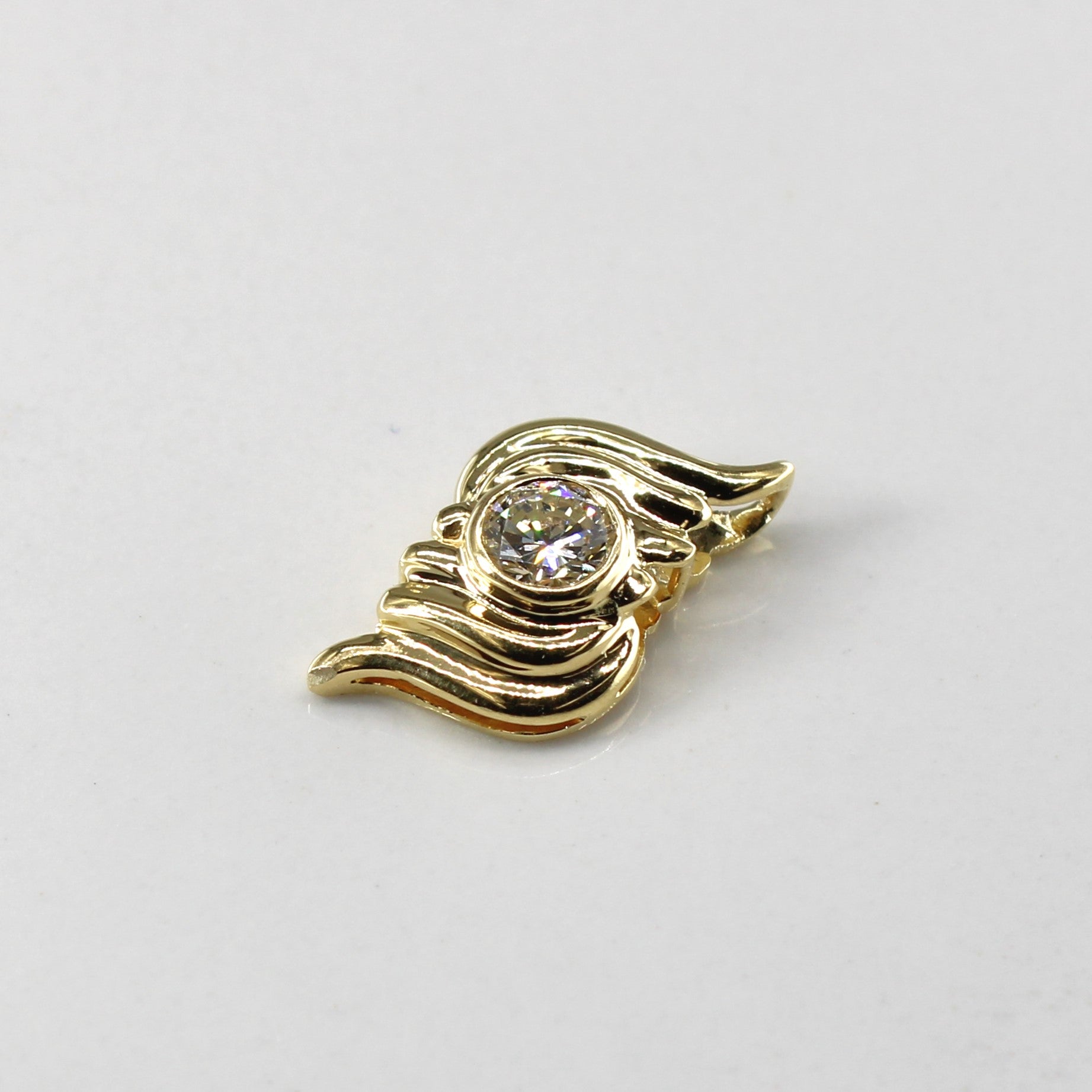 Bezel Set Diamond Pendant | 0.35ct |