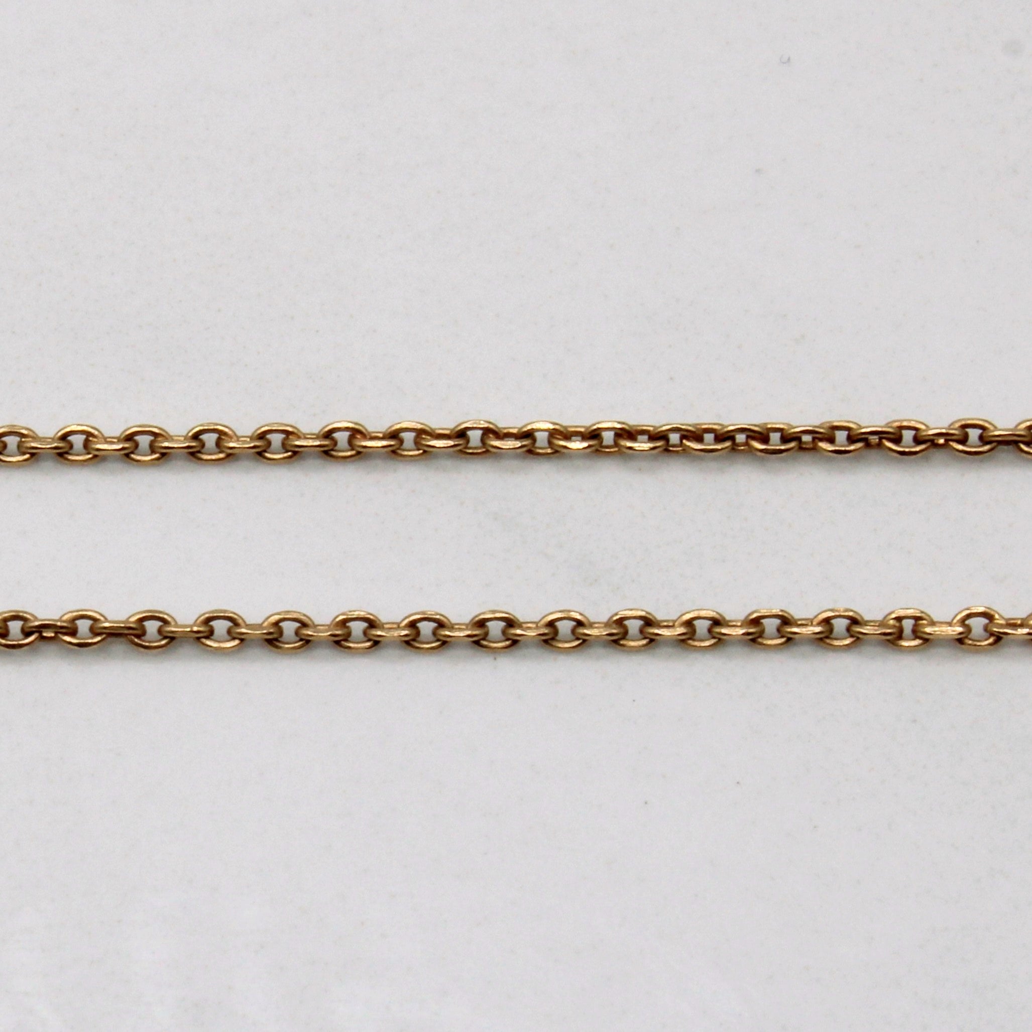 14k Tri Tone Gold Heart Pendant & Necklace | 18" |