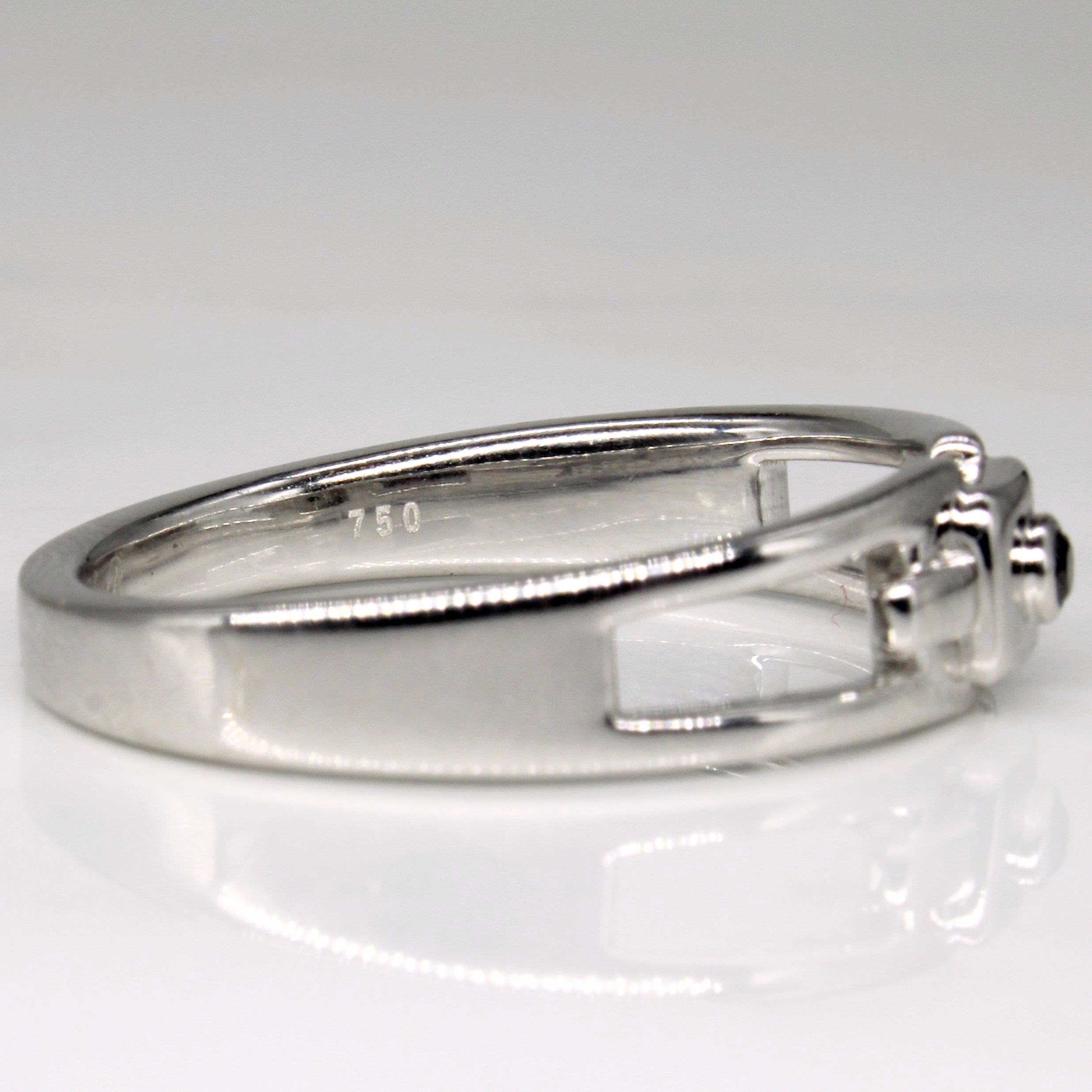 Black Diamond Ring | 0.03ct | SZ 12.75 |
