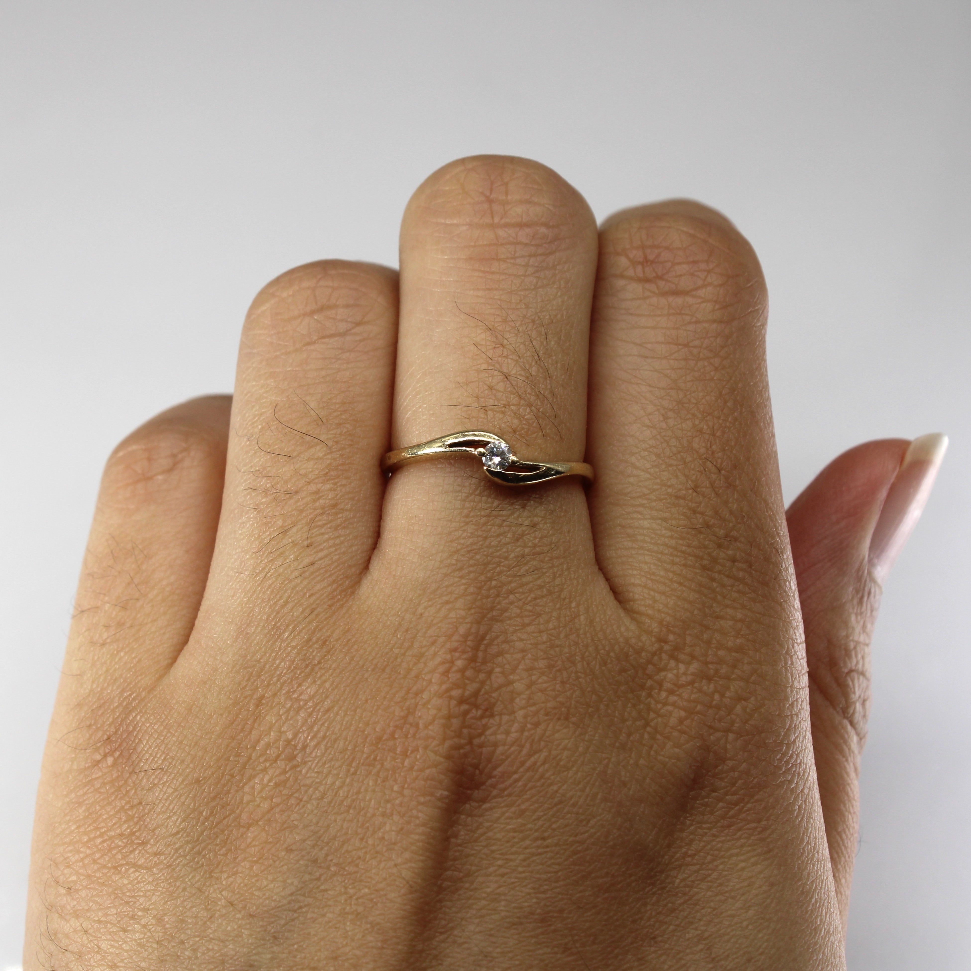 Bypass Diamond Ring | 0.06ct | SZ 6.5 |