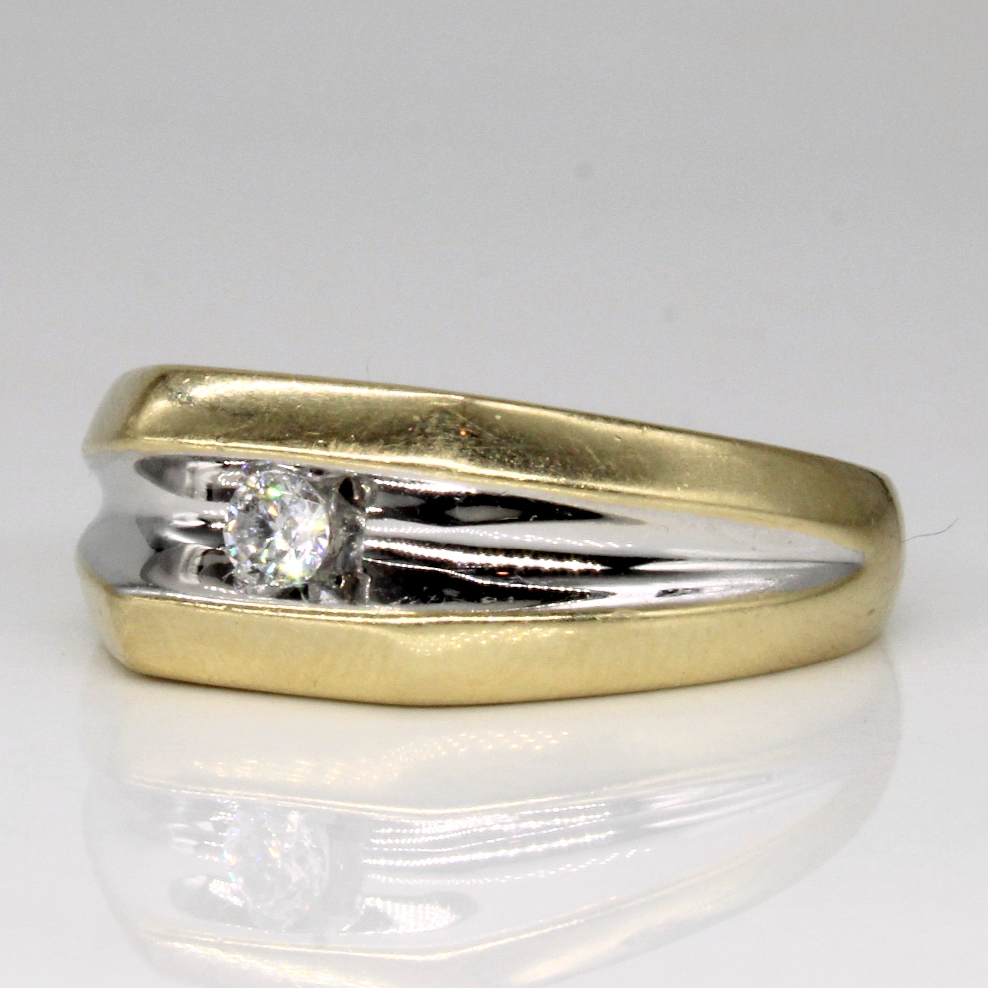 Tension Set Diamond Ring | 0.13ct | SZ 10.5 |