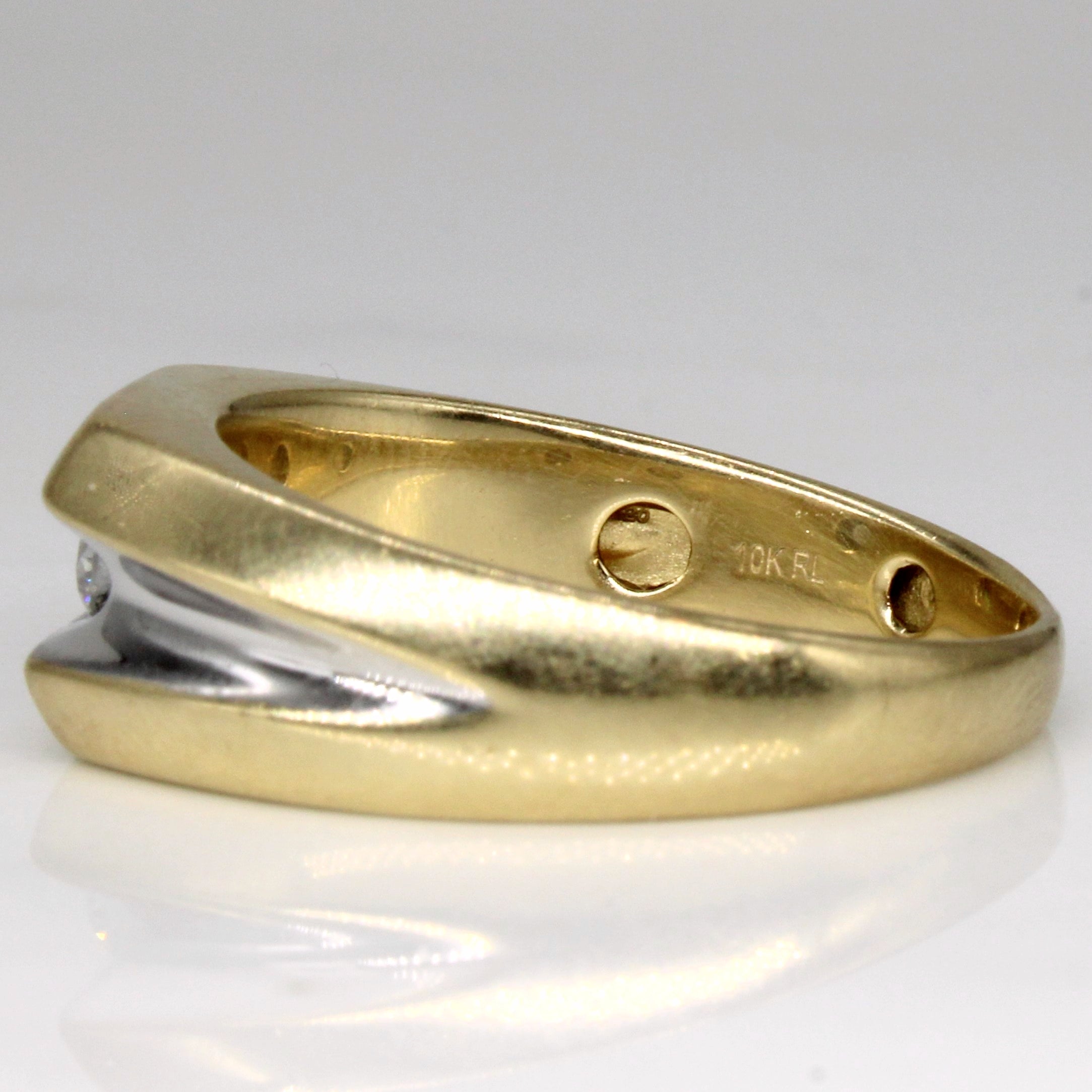 Tension Set Diamond Ring | 0.13ct | SZ 10.5 |