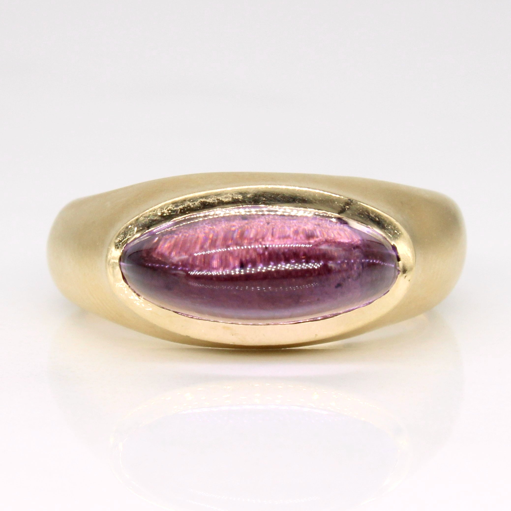 Cab Cut Amethyst Ring | 4.00ct | SZ 5.75 |