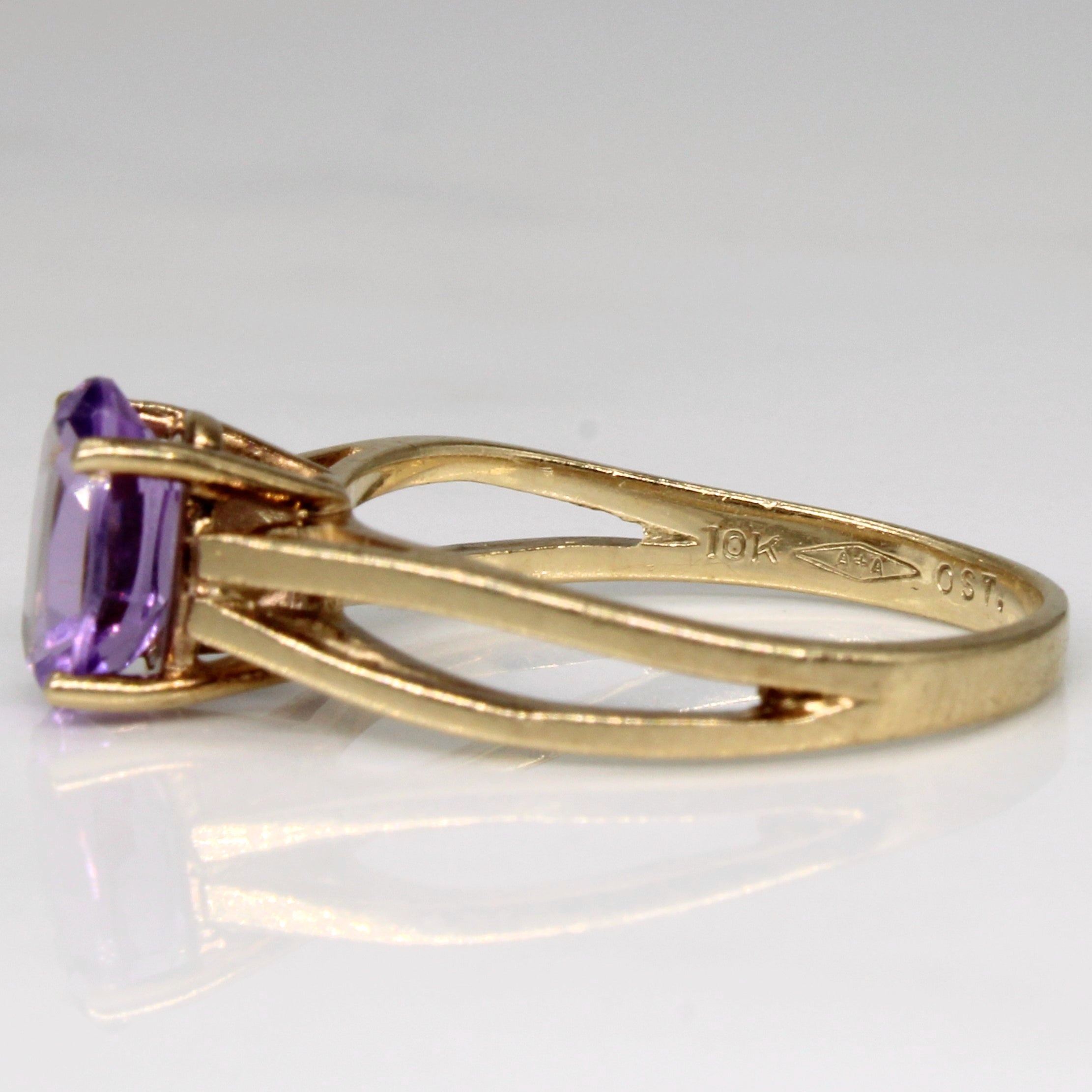 Amethyst Solitaire Ring | 0.95ct | SZ 5.25 |
