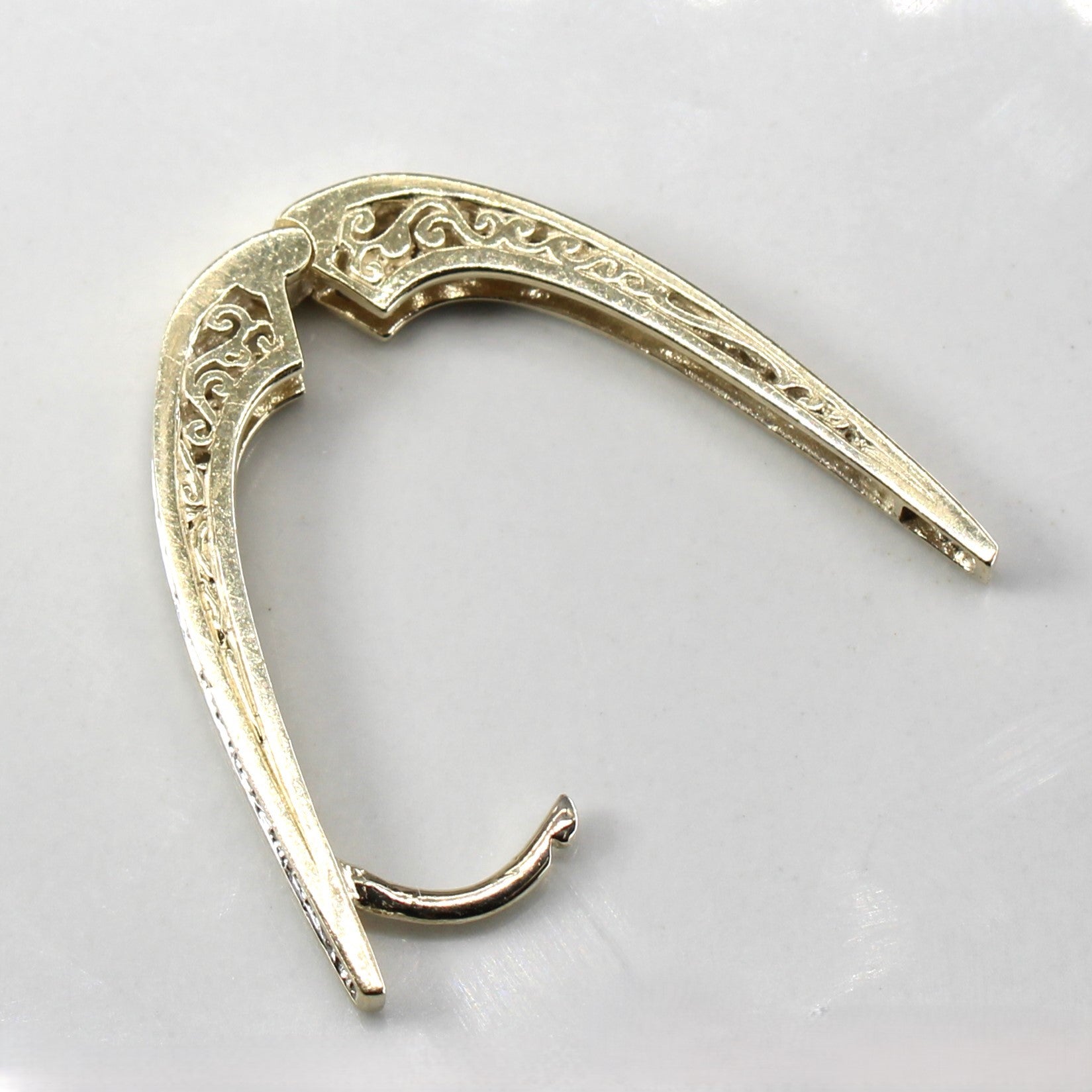 Pave Diamond Hoop Earrings | 0.15ctw |