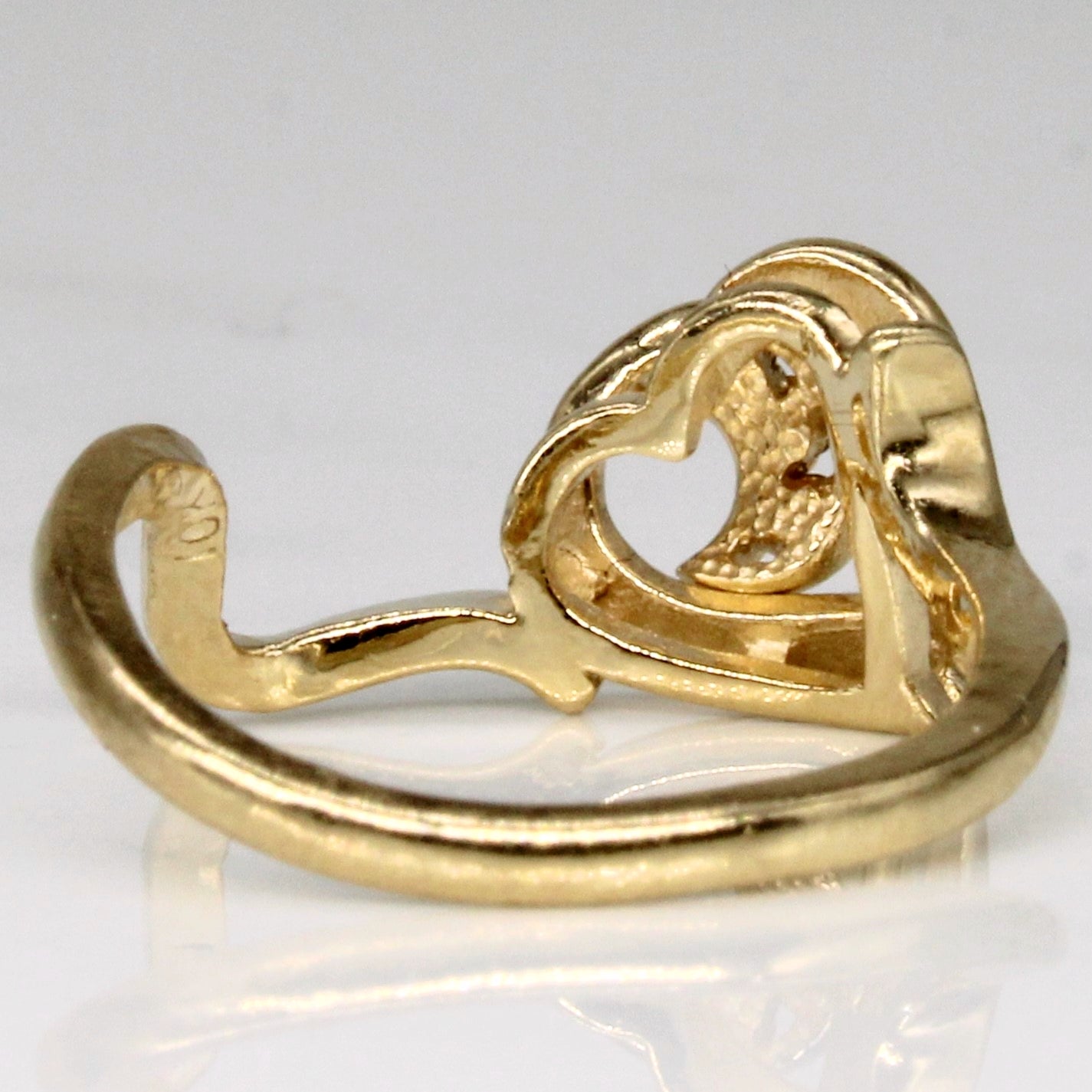 Diamond Heart Ring | 0.03ctw | SZ 3.5 |