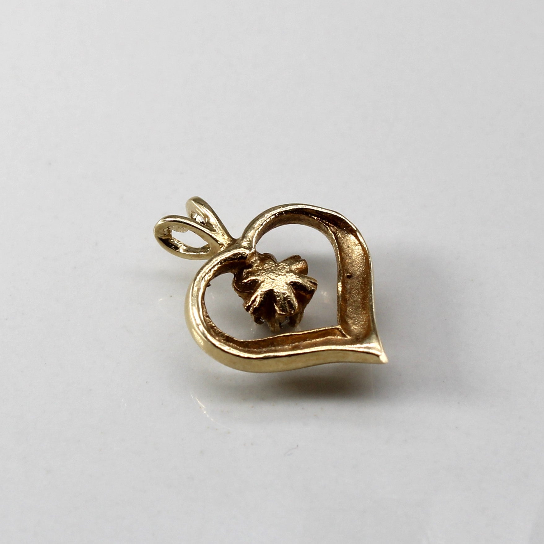 Diamond Heart Pendant | 0.04ct |