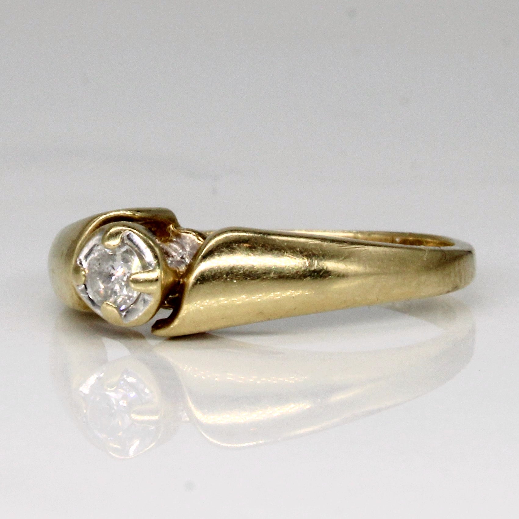 Diamond High Set Ring | 0.10ct | SZ 6.5 |
