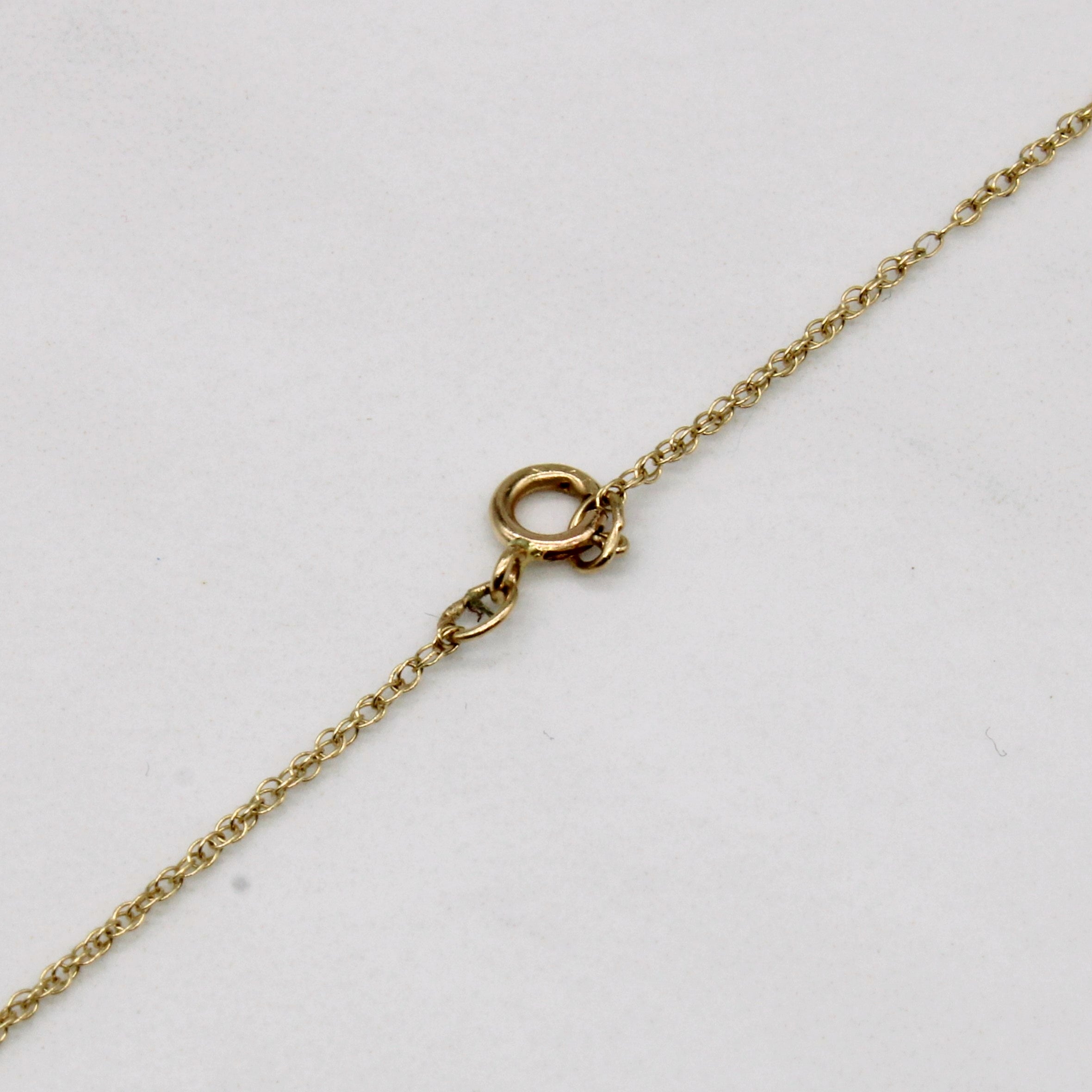 Ruby & Diamond Heart Pendant & Necklace | 0.48ctw, 0.32ctw | 18" |