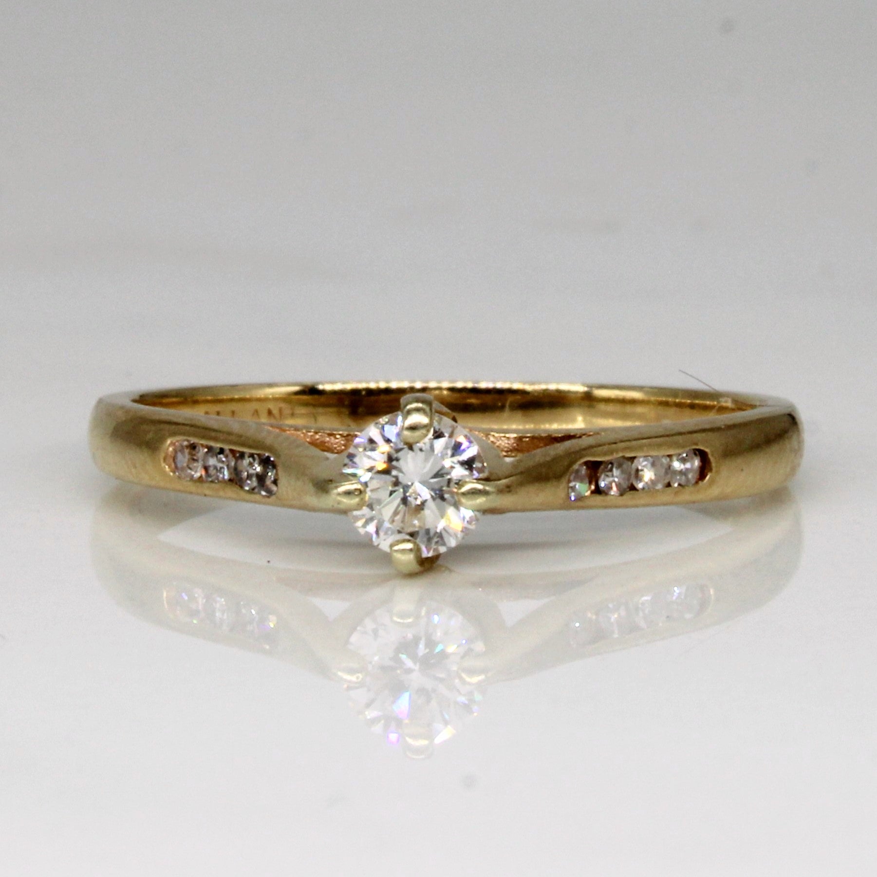 High Set Diamond Ring | 0.27ctw | SZ 7.75 |
