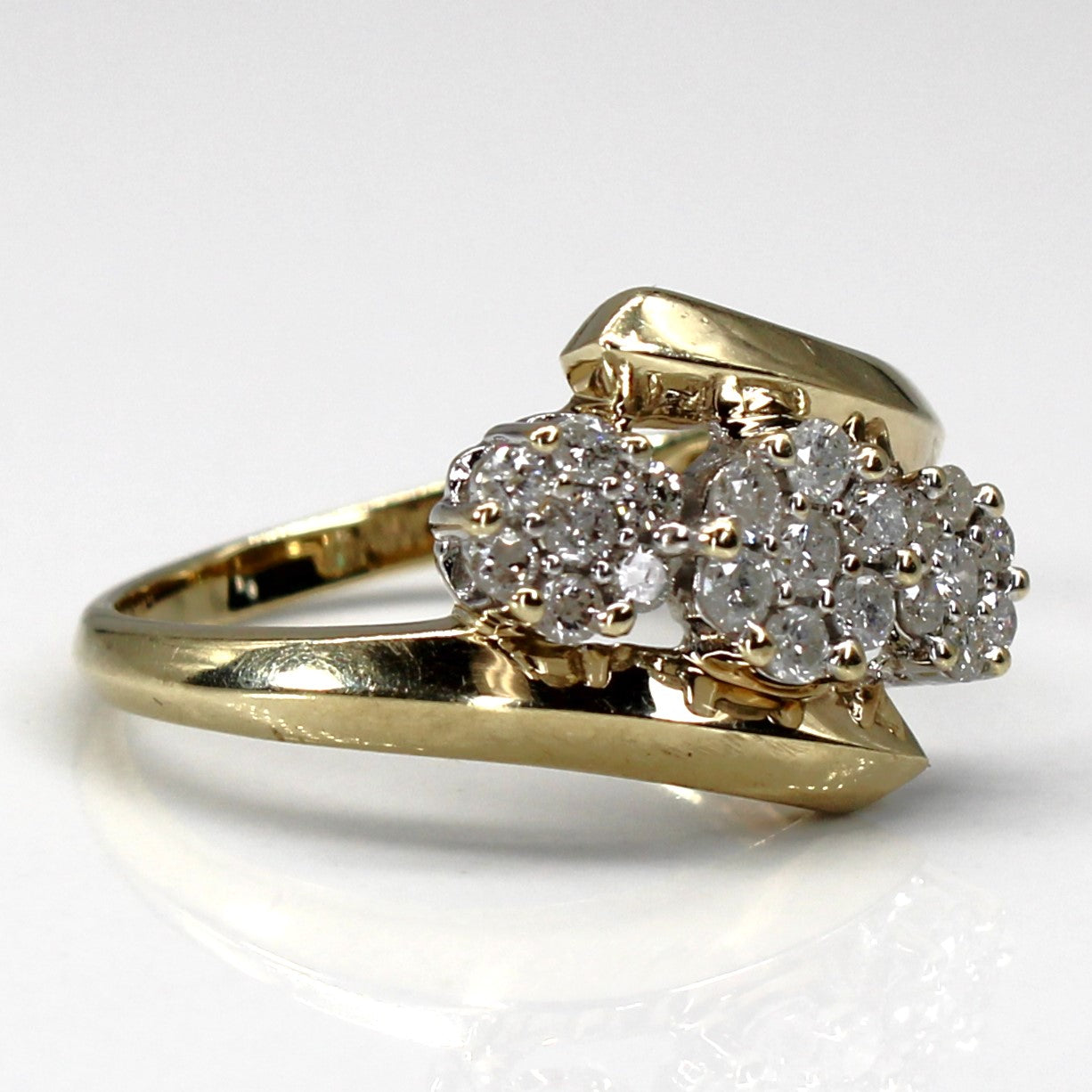 Bypass Cluster Diamond Ring | 0.40ctw | SZ 7.25 |