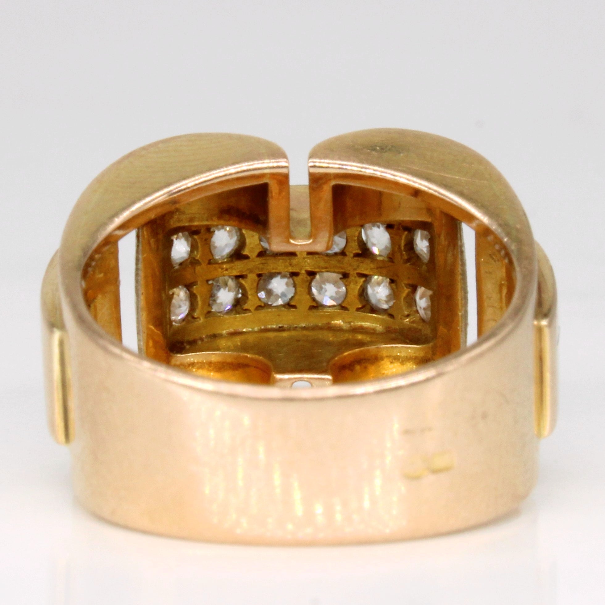 Vintage European Cut Diamond Ring | 0.40ctw | SZ 6.75 |