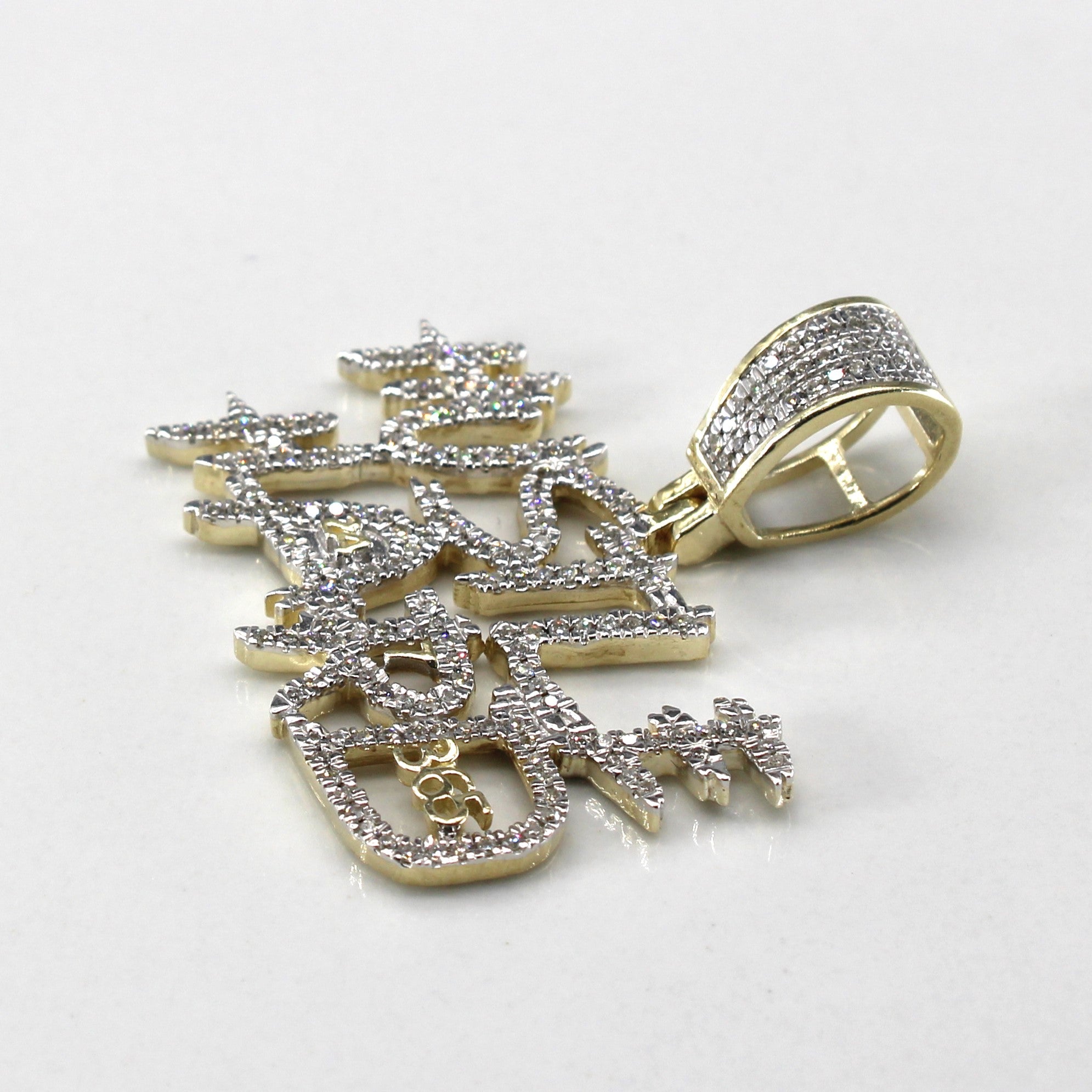 Diamond Hustle Hard Pendant | 0.30ctw |