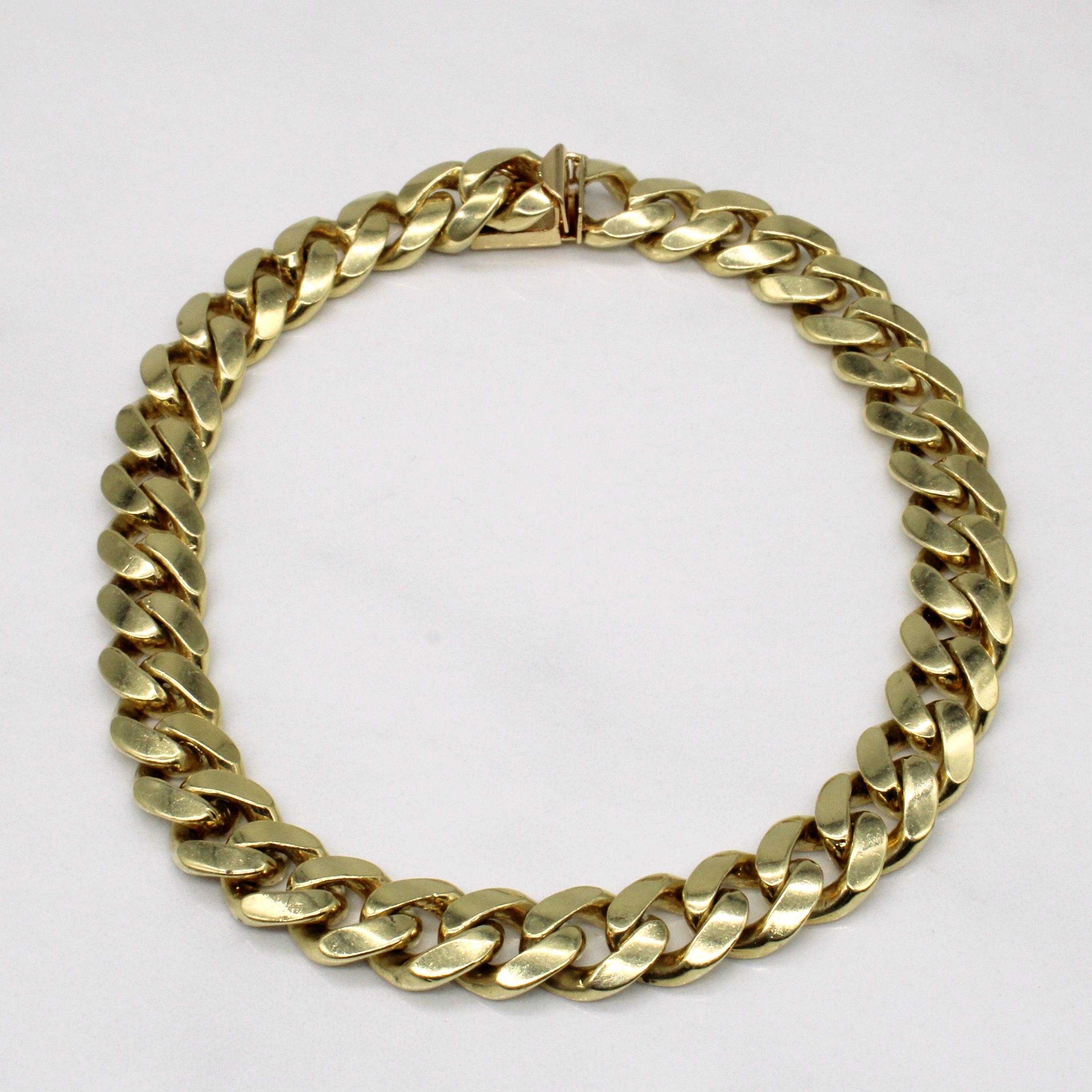 14k Yellow Gold Cuban Link Bracelet | 8" |