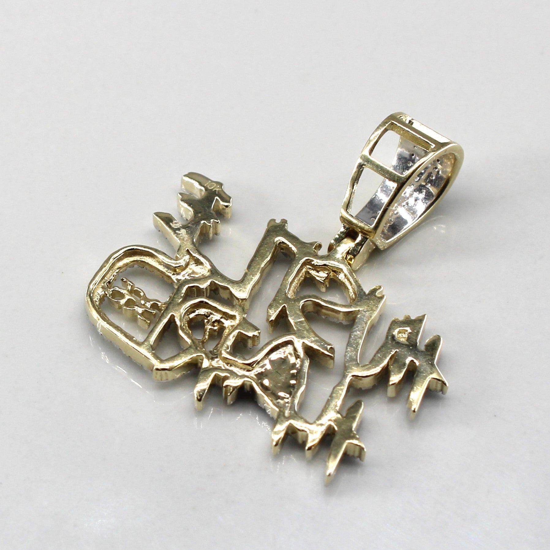 Diamond Hustle Hard Pendant | 0.30ctw |