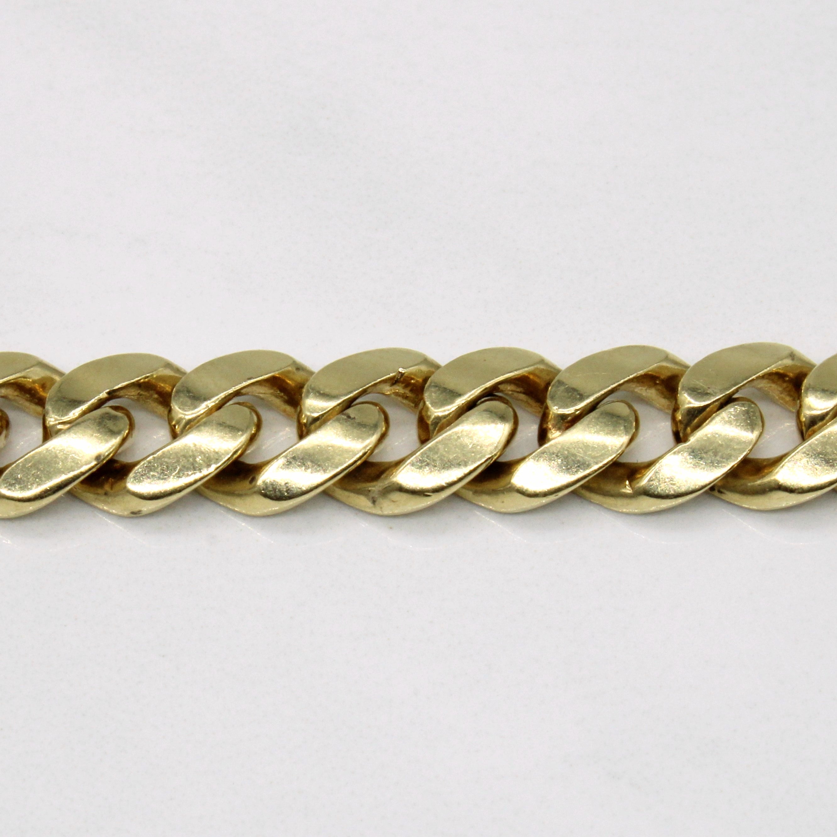 14k Yellow Gold Cuban Link Bracelet | 8" |