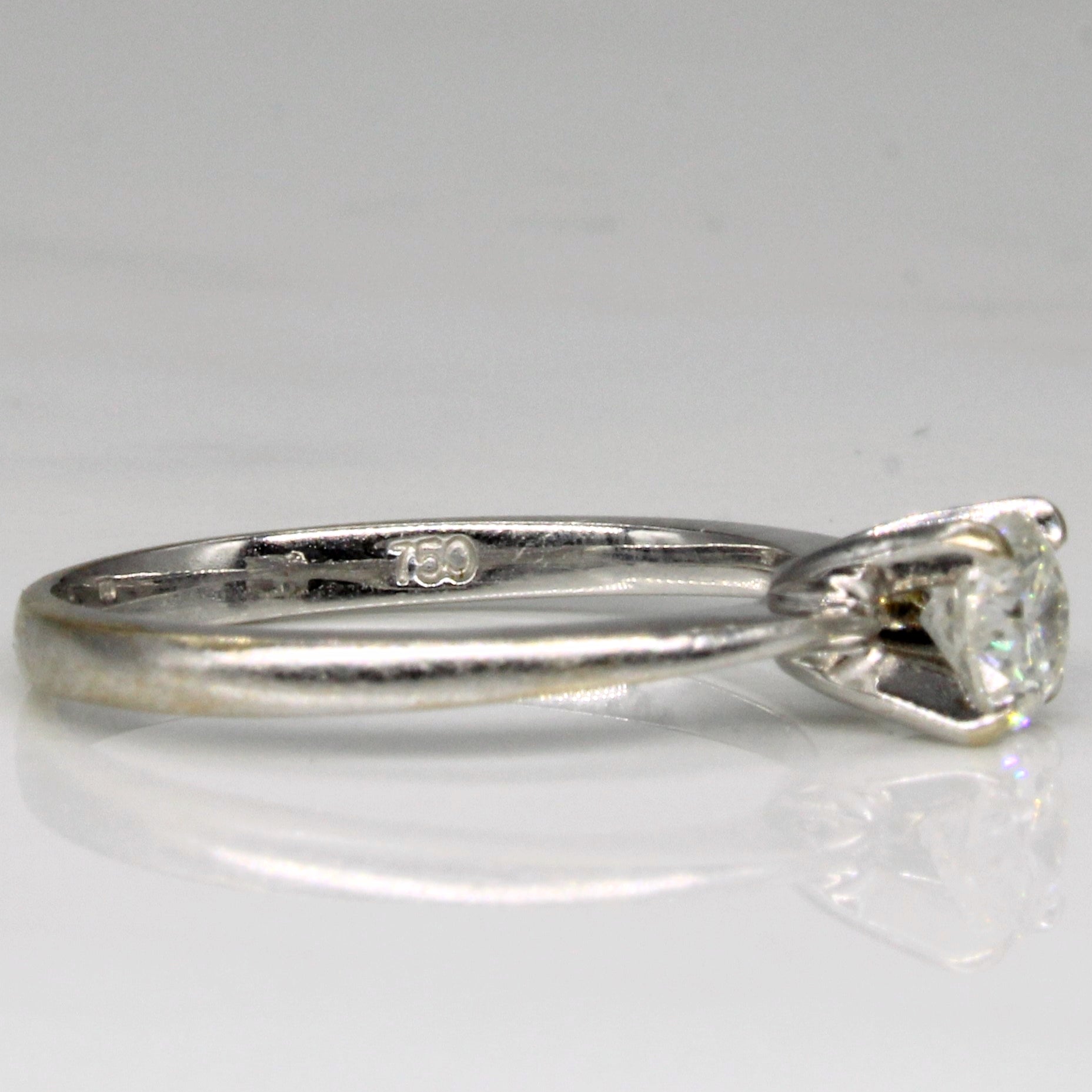 Cathedral Set Diamond Engagement Ring | 0.35ct | SZ 5.5 |