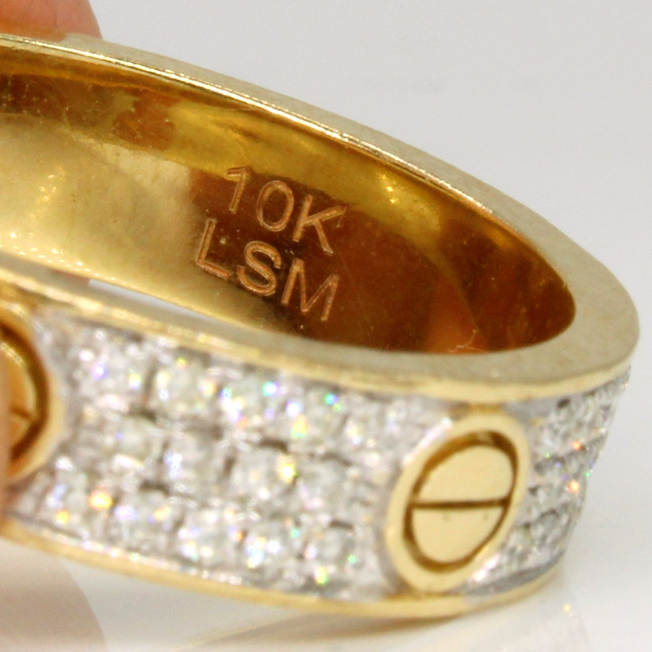 Bague inspirée de Cartier en diamants | 0,55 ct | Taille 10,25 |