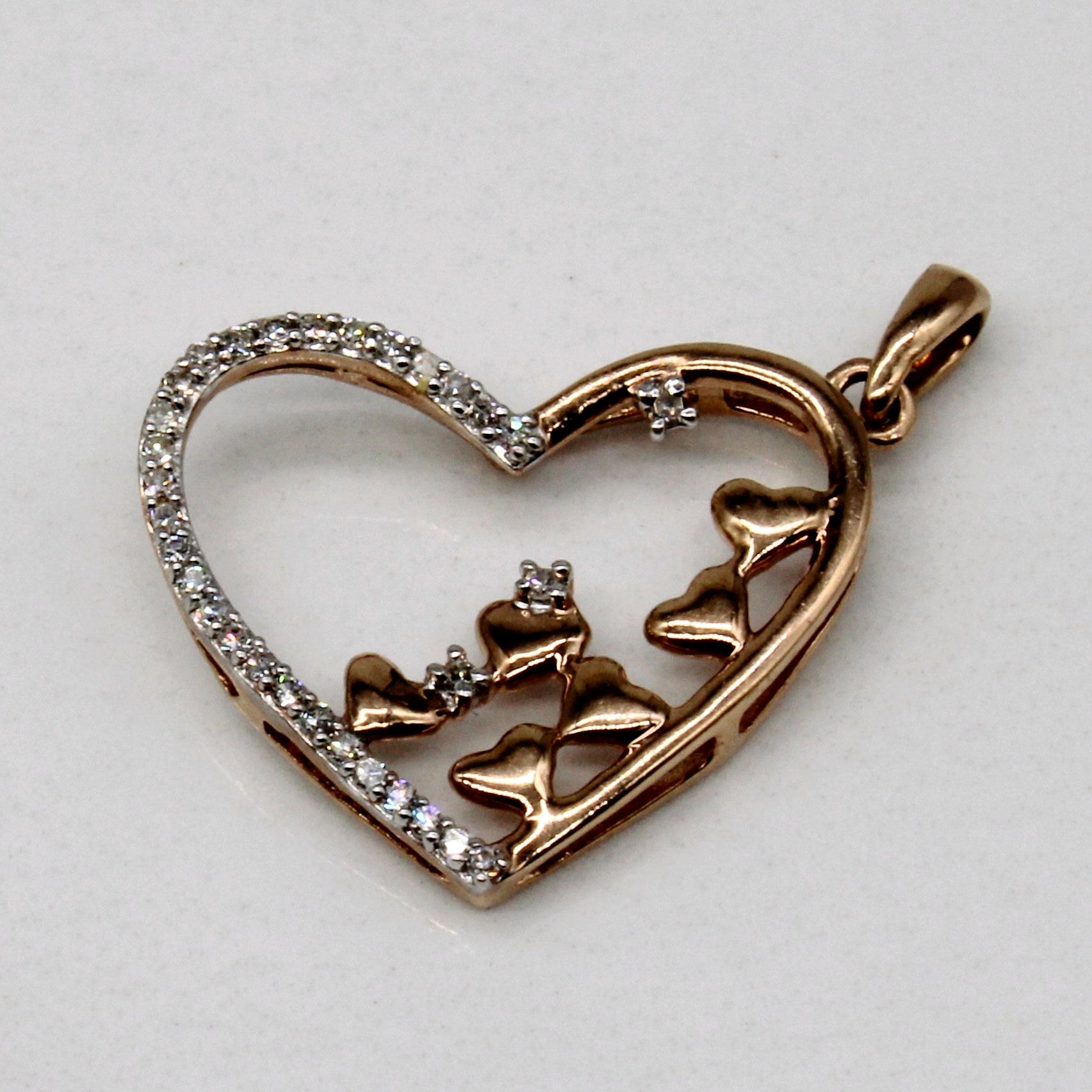 Diamond Heart Pendant | 0.08ctw |