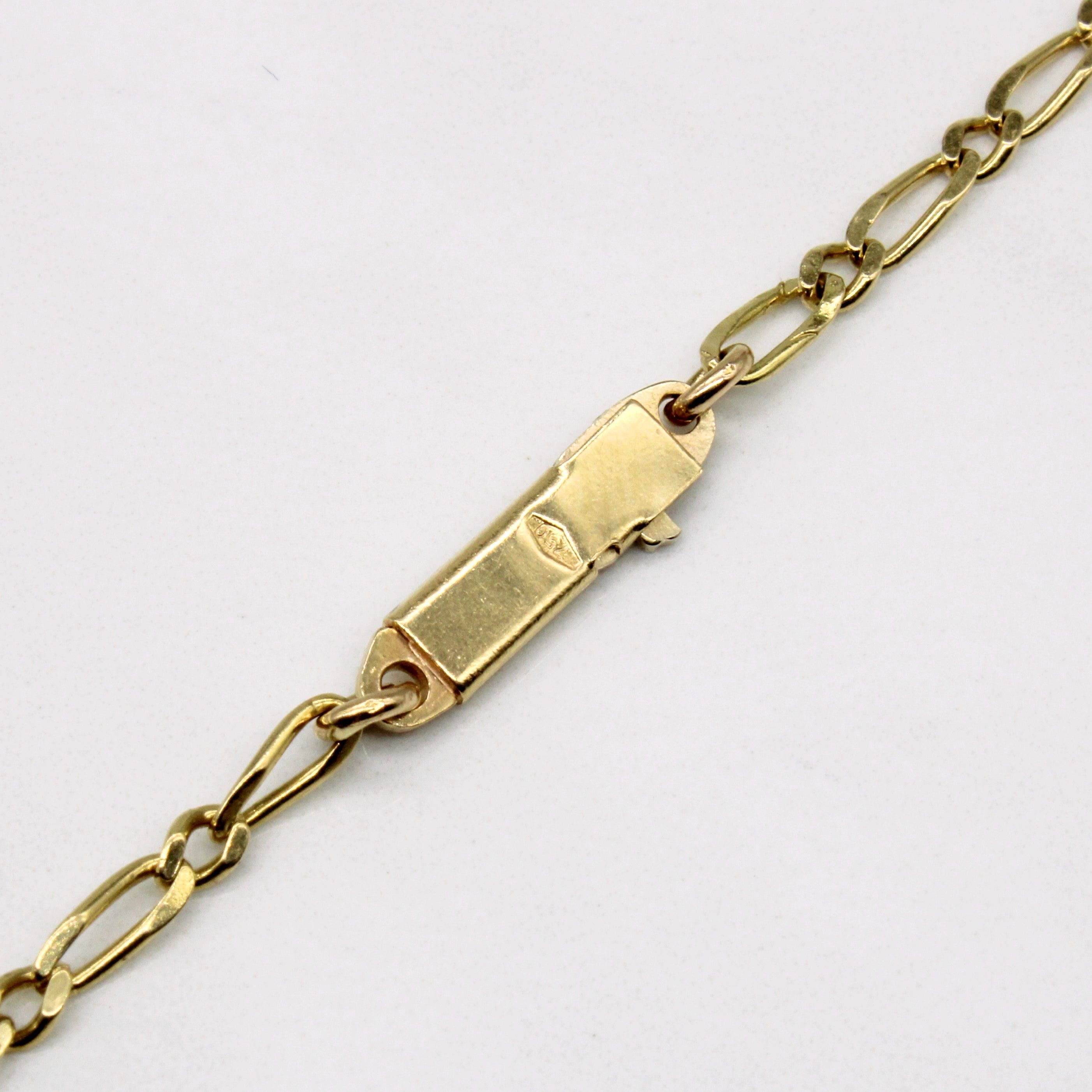 18k Yellow Gold Figarucci Chain | 34" |