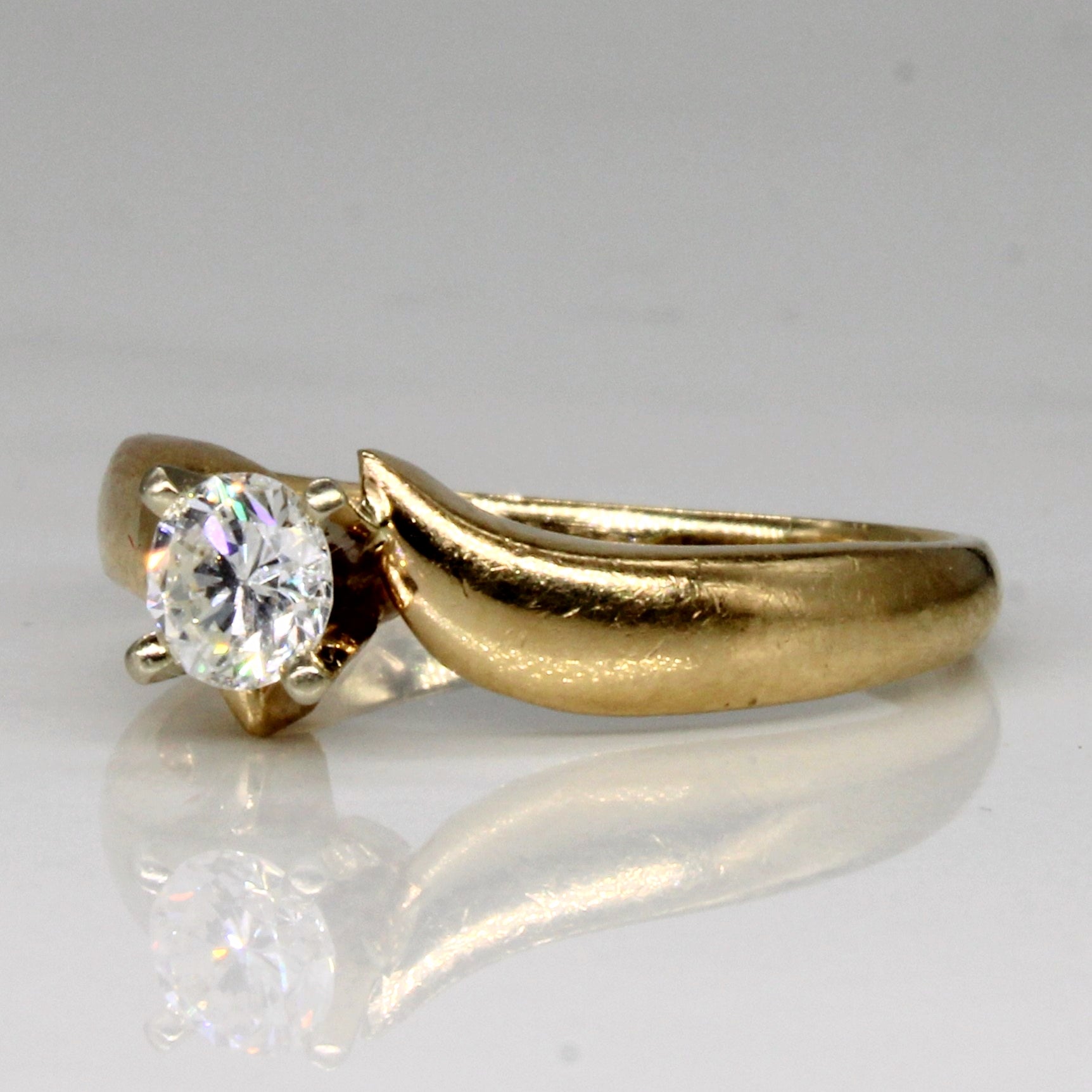 Cathedral Set Diamond Engagement Ring | 0.33ct | SZ 7 |